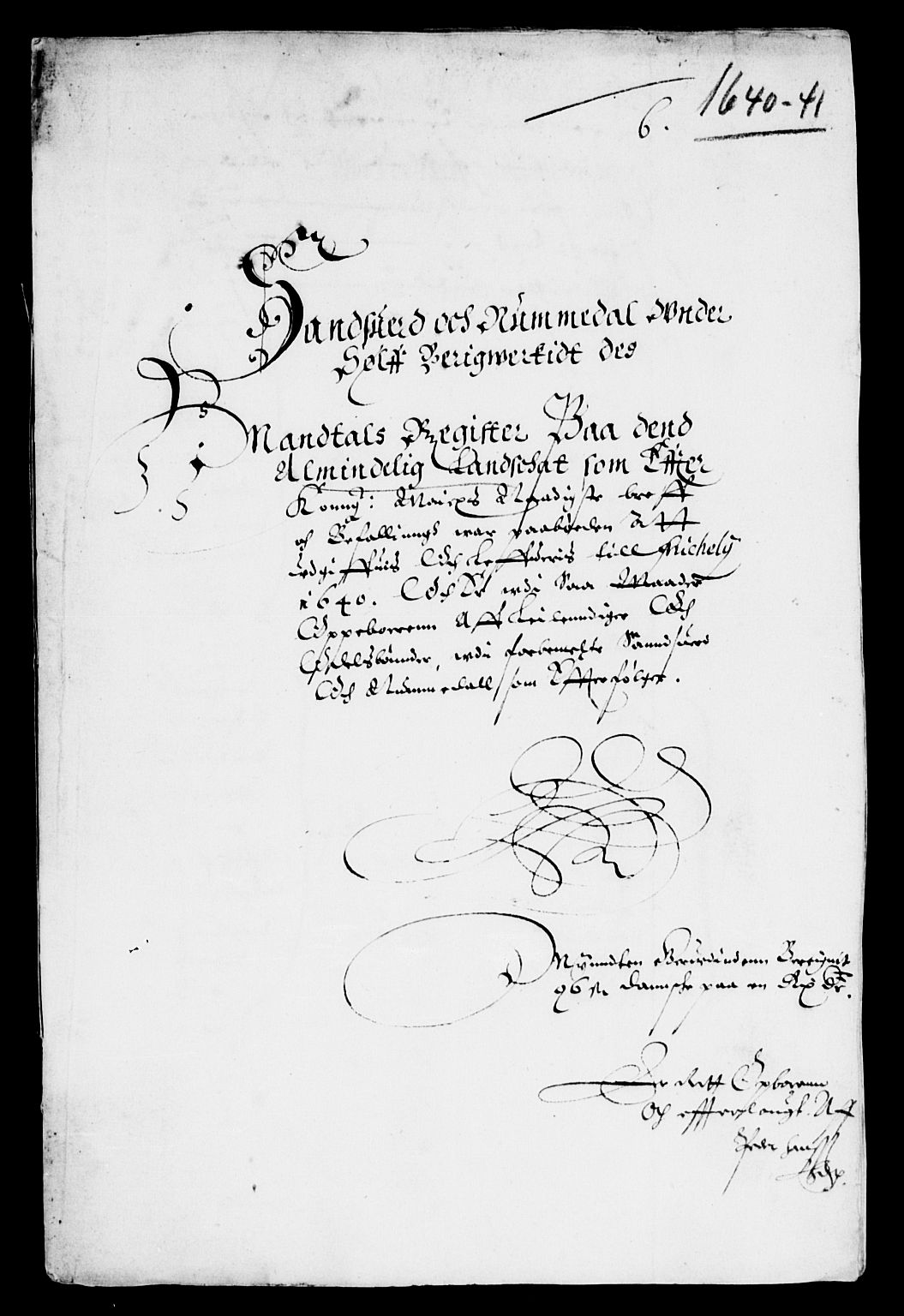 Rentekammeret inntil 1814, Reviderte regnskaper, Lensregnskaper, RA/EA-5023/R/Rb/Rbn/L0002: Numedal og Sandsvær len, 1638-1643