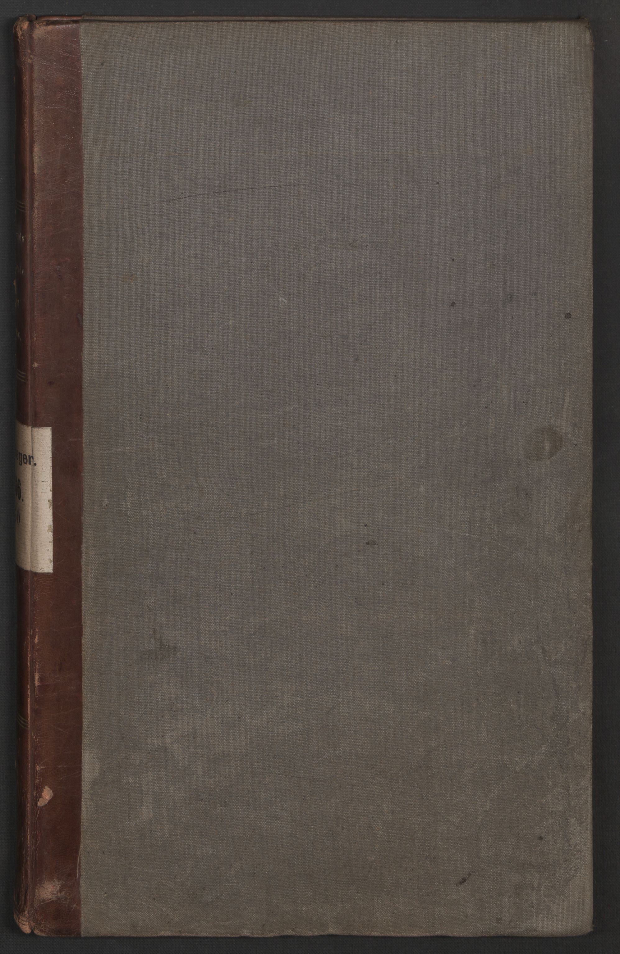 Revisjonsdepartementet, 2. revisjonskontor, RA/S-1115/E/E036/L0220: Tvedestrand: Inngående tollbok (B), 1866
