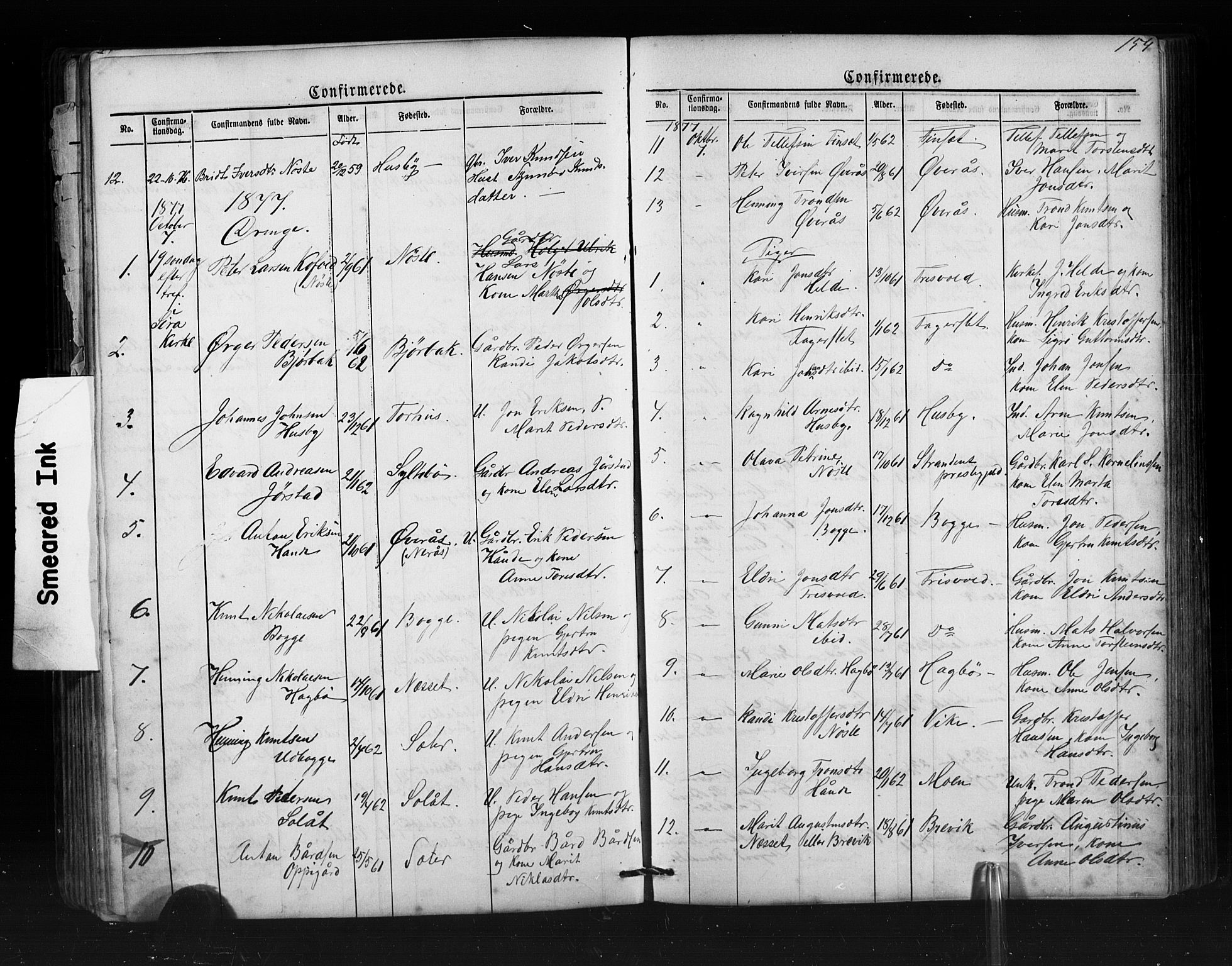 Ministerialprotokoller, klokkerbøker og fødselsregistre - Møre og Romsdal, AV/SAT-A-1454/552/L0638: Parish register (copy) no. 552C01, 1867-1902, p. 154