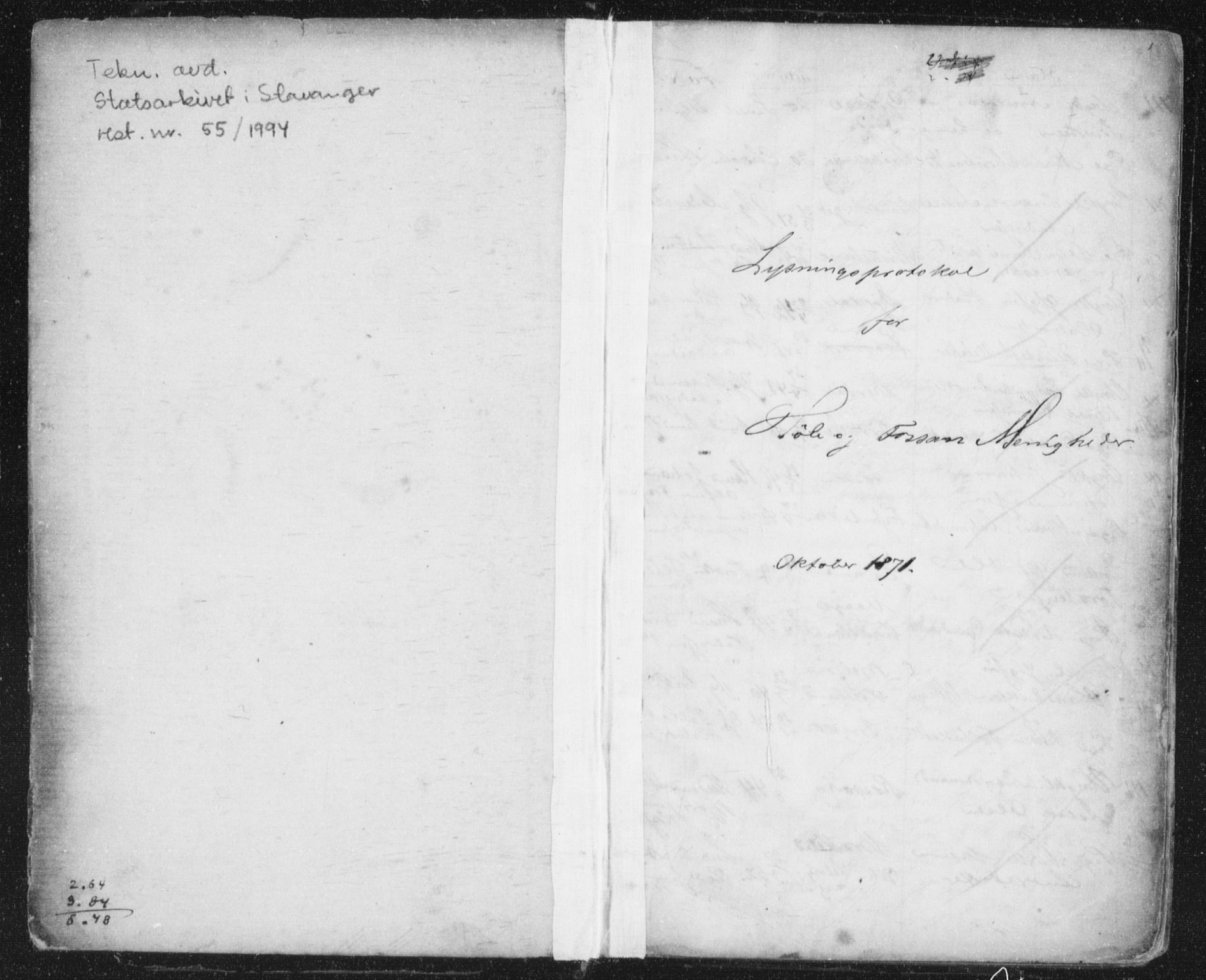 Høgsfjord sokneprestkontor, SAST/A-101624/I/Ie/L0001: Banns register no. 705.BA.1, 1871-1899