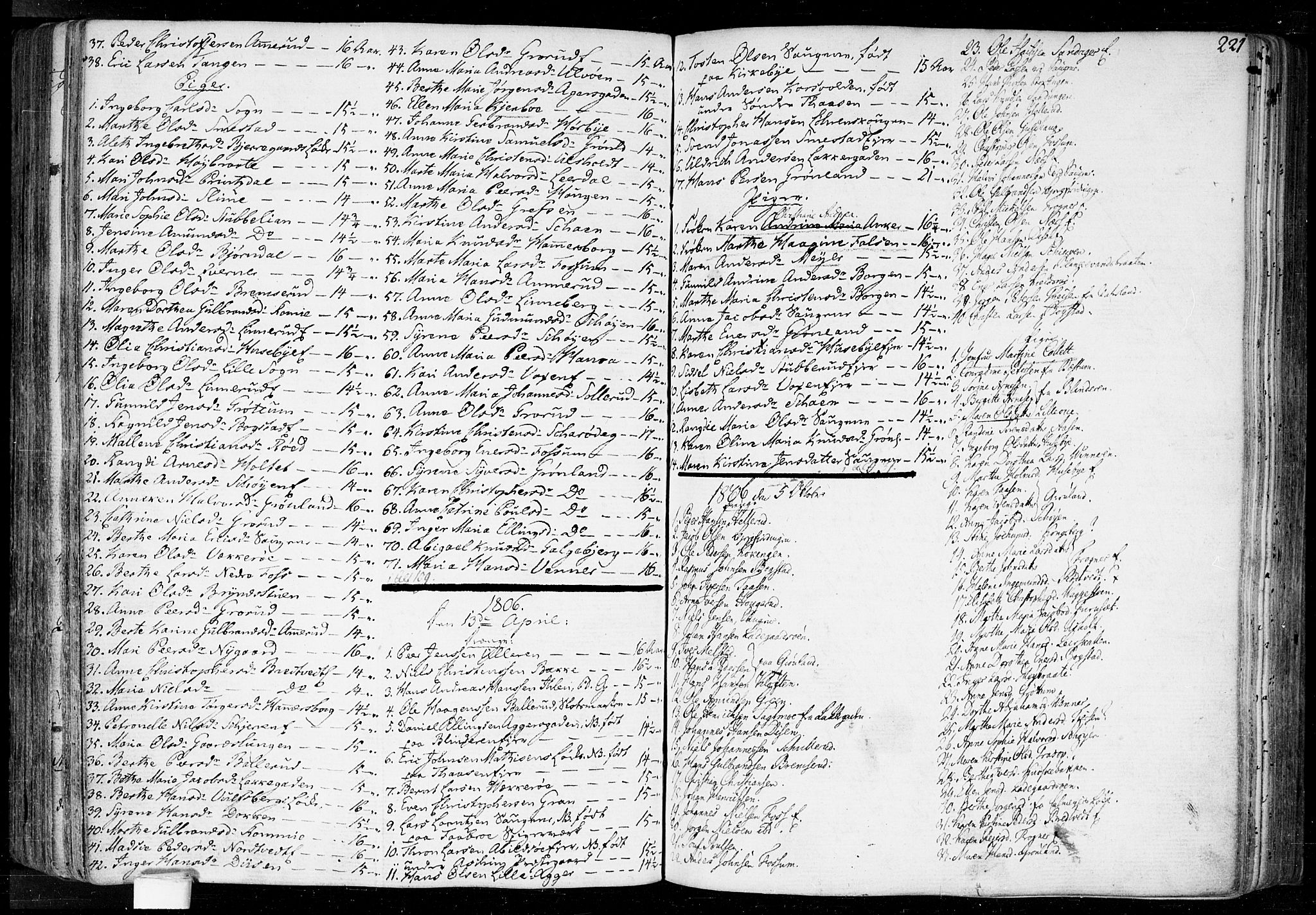 Aker prestekontor kirkebøker, SAO/A-10861/F/L0010: Parish register (official) no. 10, 1786-1809, p. 221