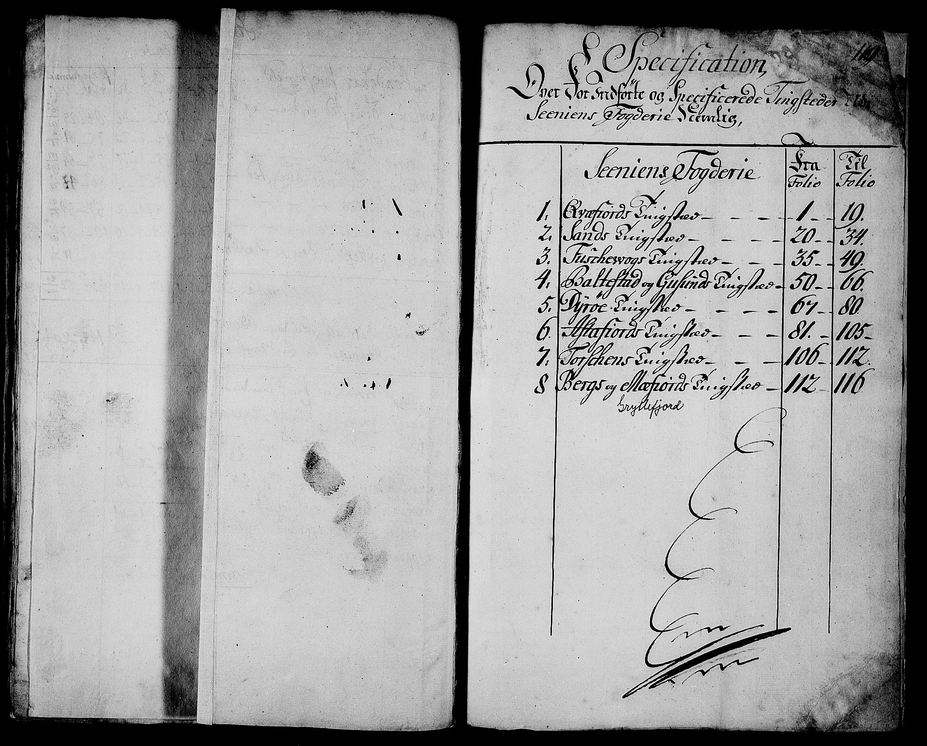 Rentekammeret inntil 1814, Realistisk ordnet avdeling, AV/RA-EA-4070/N/Nb/Nbf/L0179: Senja matrikkelprotokoll, 1723, p. 123