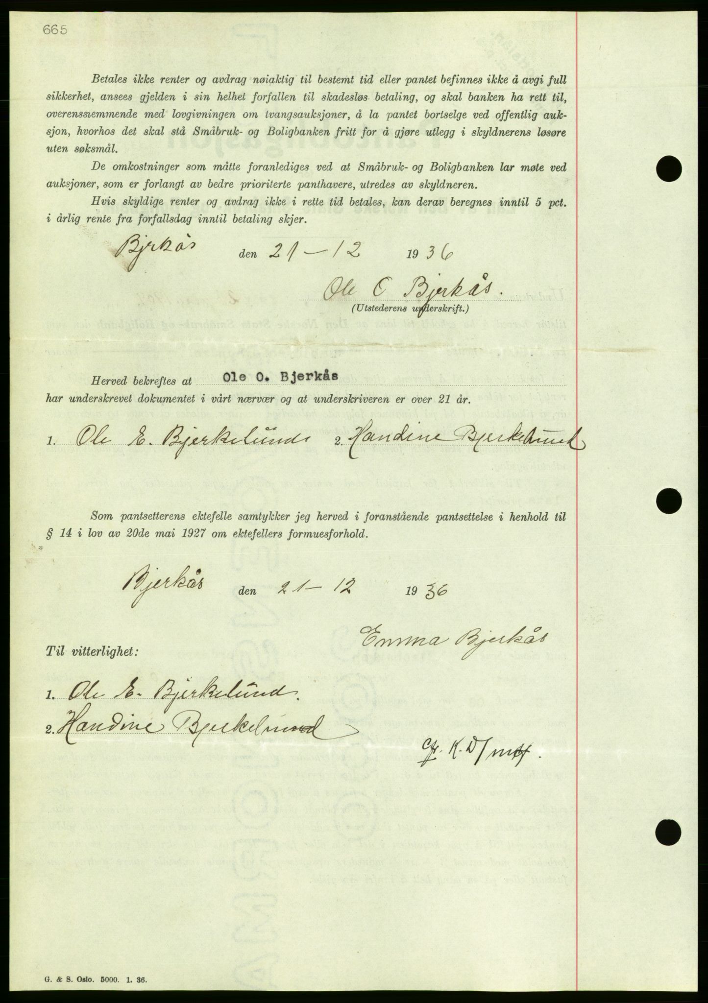 Nordmøre sorenskriveri, AV/SAT-A-4132/1/2/2Ca/L0090: Mortgage book no. B80, 1936-1937, Diary no: : 2929/1936