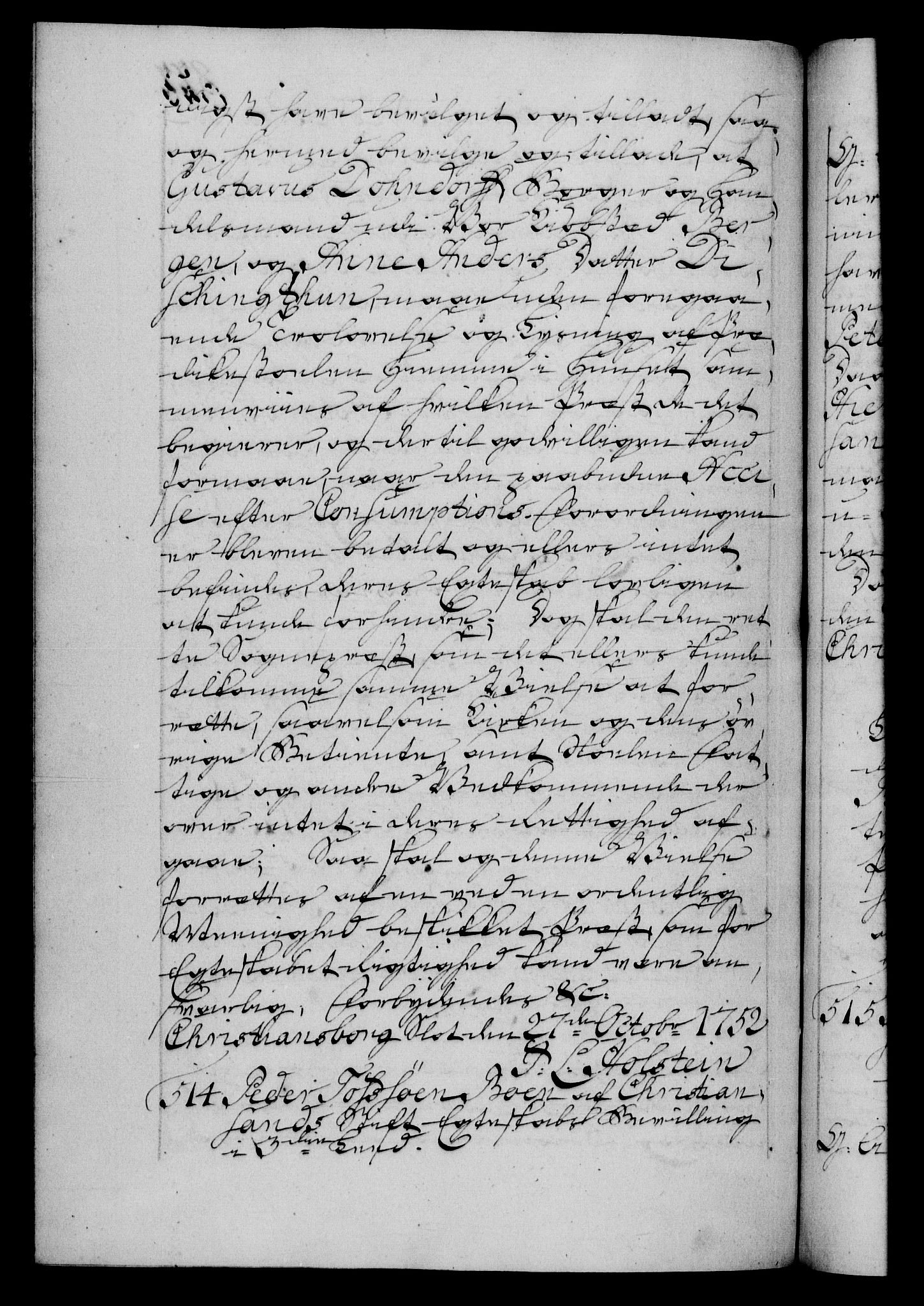 Danske Kanselli 1572-1799, AV/RA-EA-3023/F/Fc/Fca/Fcaa/L0037: Norske registre, 1751-1752, p. 822b