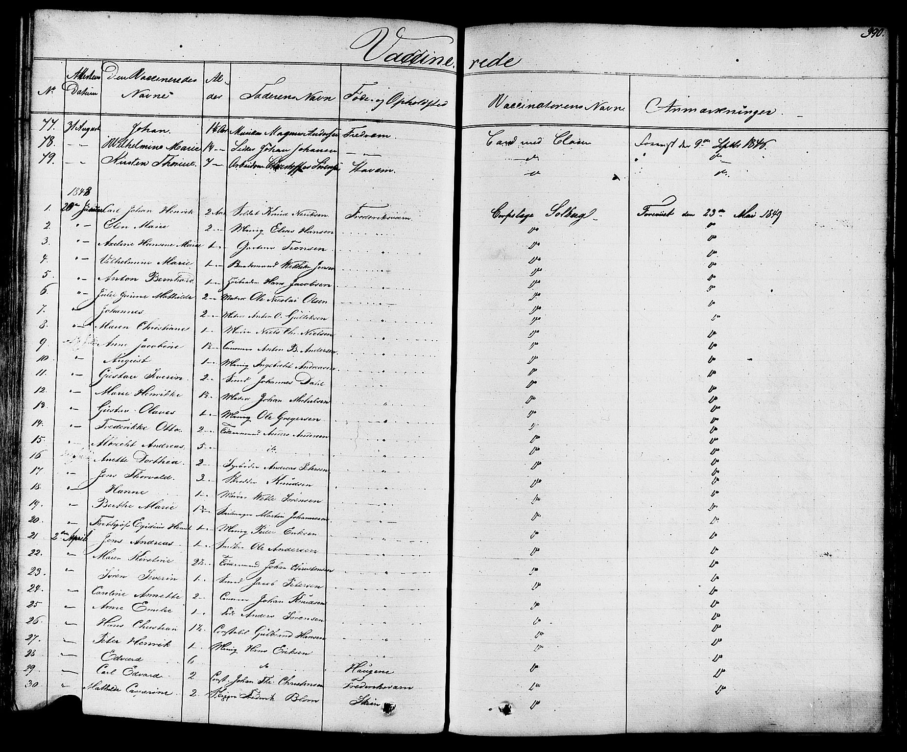 Stavern kirkebøker, AV/SAKO-A-318/F/Fa/L0007: Parish register (official) no. 7, 1840-1877, p. 390