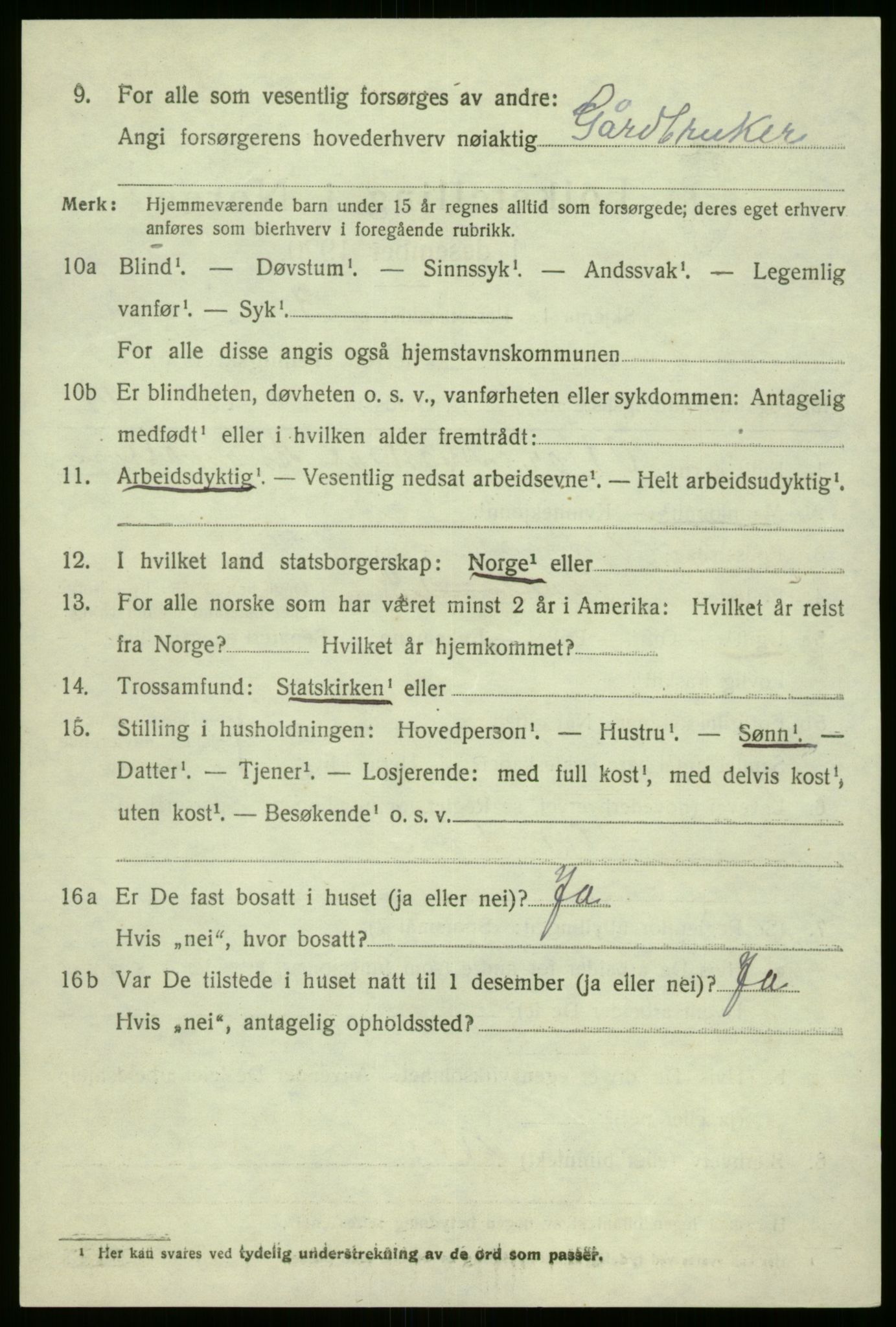 SAB, 1920 census for Kinn, 1920, p. 7876