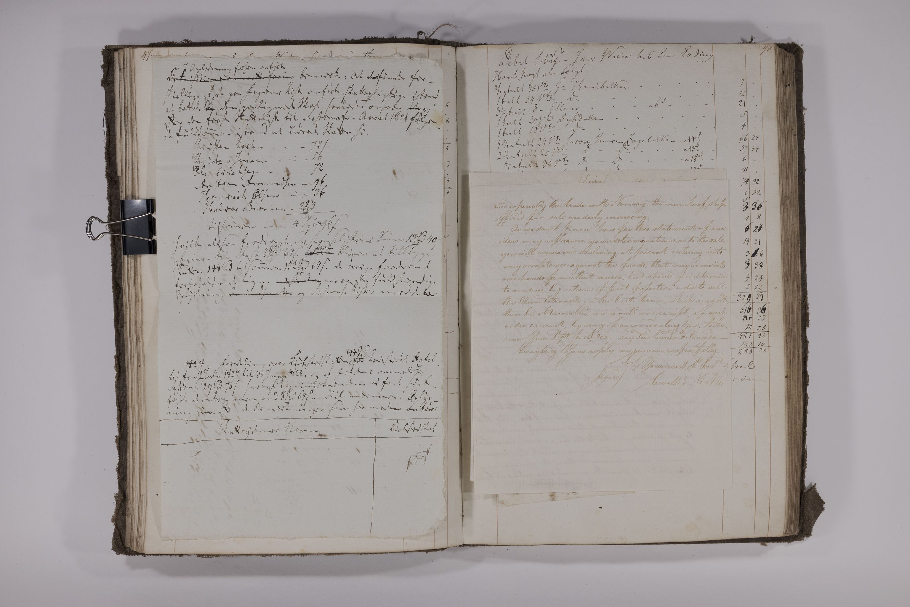 Blehr/ Kjellestad, TEMU/TGM-A-1212/R/Rc/L0001: Journal, 1815-1816, p. 42