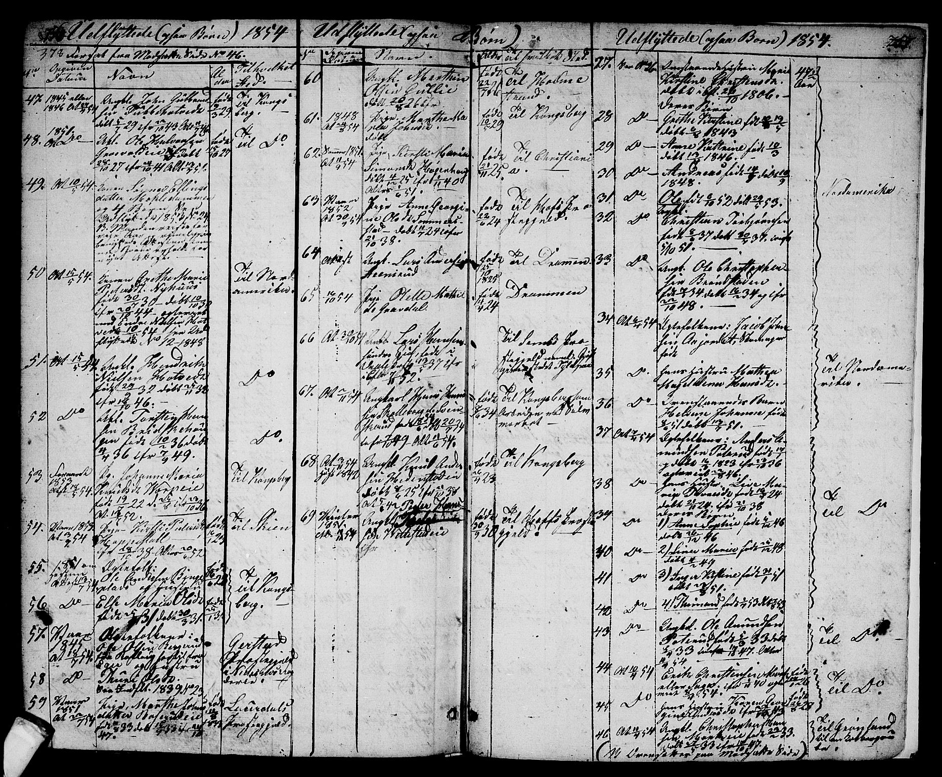 Sandsvær kirkebøker, AV/SAKO-A-244/G/Ga/L0004: Parish register (copy) no. I 4, 1840-1856, p. 379