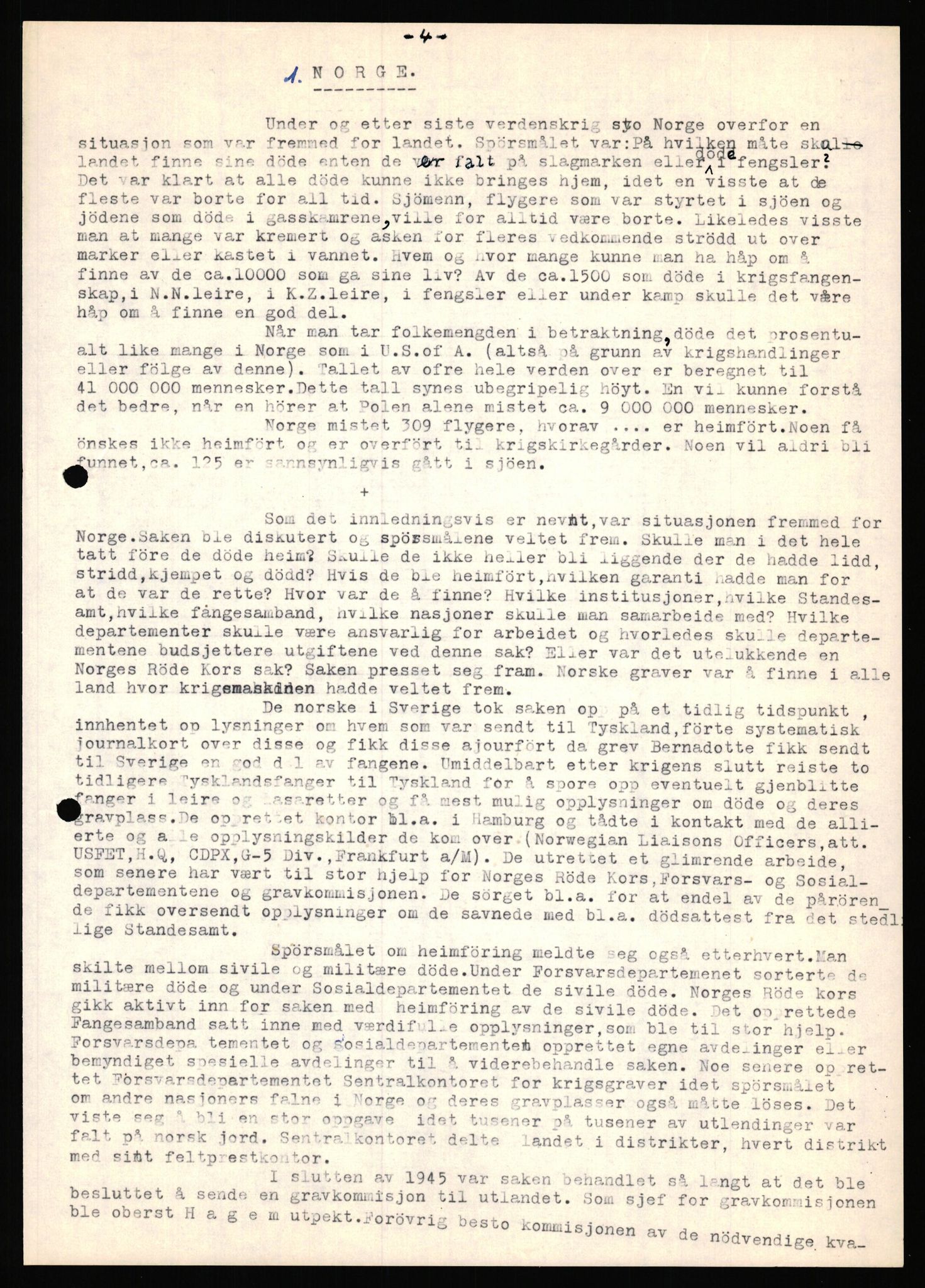 Krigsgravtjenesten, RA/S-7020/D/Da/L0001: Administrasjon m.m., 1950-1966, p. 173