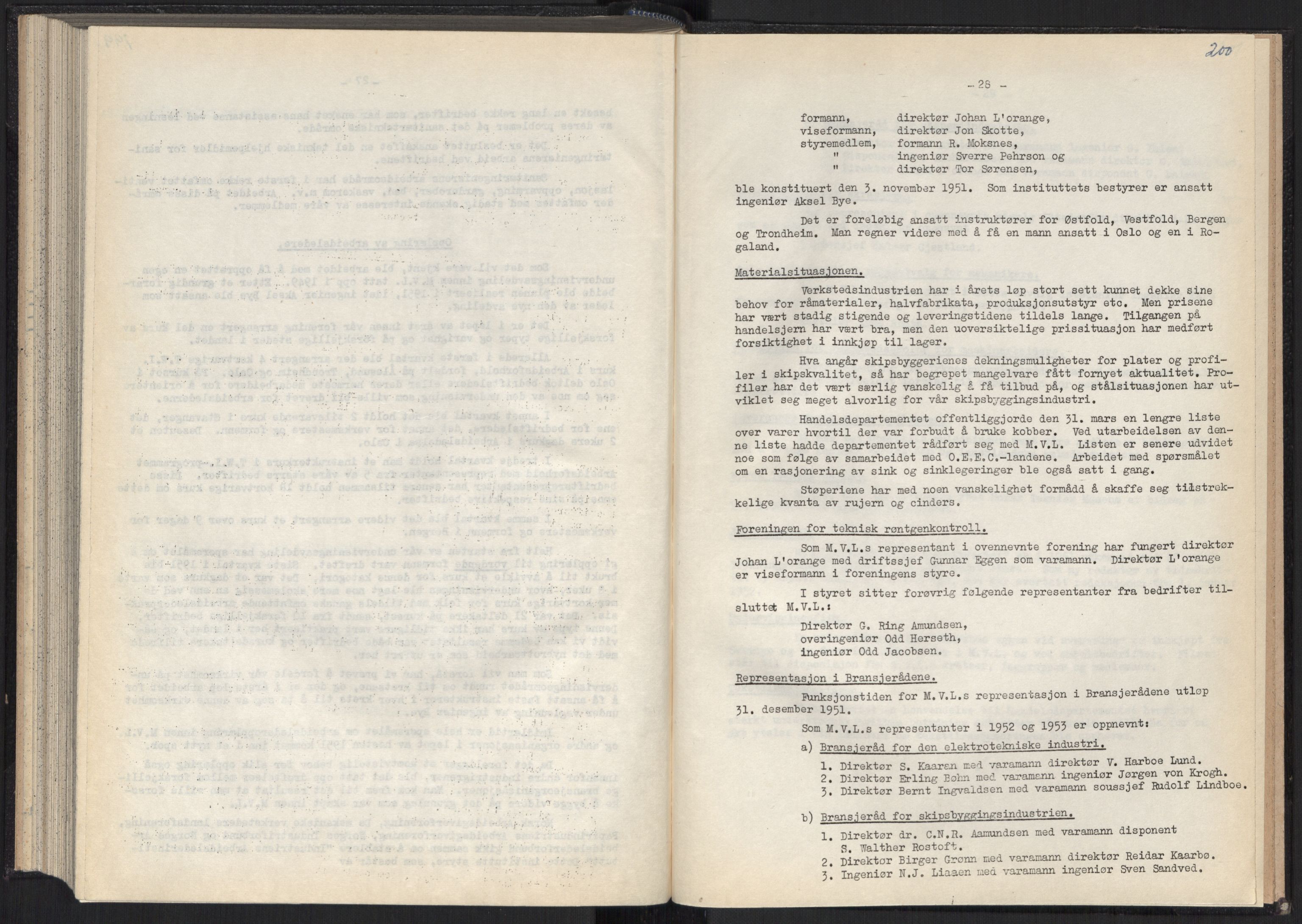 Teknologibedriftenes Landsforening TBL, AV/RA-PA-1700/A/Ad/L0007: Årsberetning med register, 1940-1951, p. 200