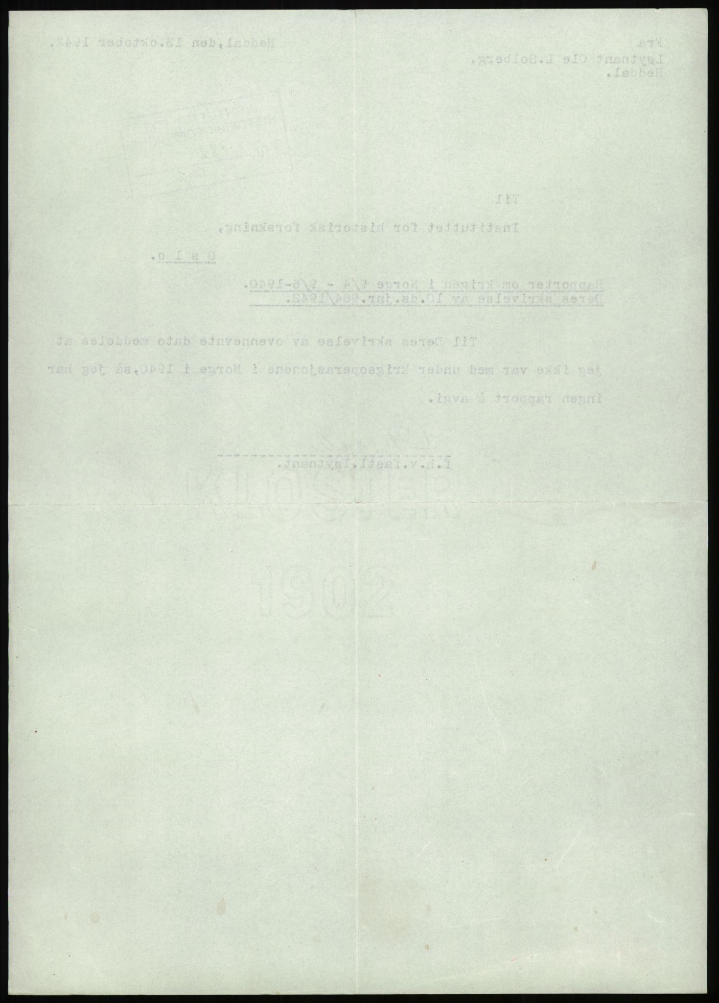 Forsvaret, Forsvarets krigshistoriske avdeling, AV/RA-RAFA-2017/Y/Yb/L0055: II-C-11-130-136  -  1. Divisjon, 1940, p. 640