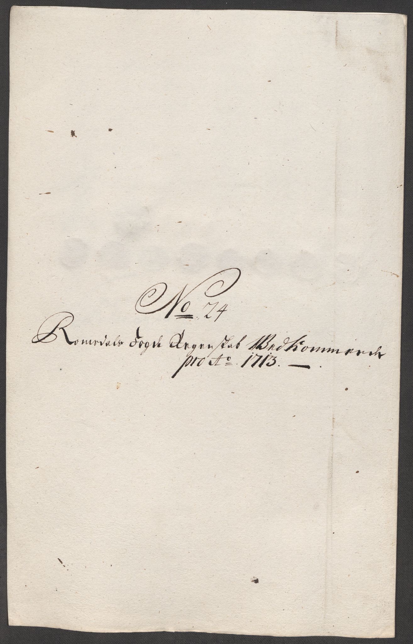 Rentekammeret inntil 1814, Reviderte regnskaper, Fogderegnskap, AV/RA-EA-4092/R55/L3662: Fogderegnskap Romsdal, 1713-1714, p. 184