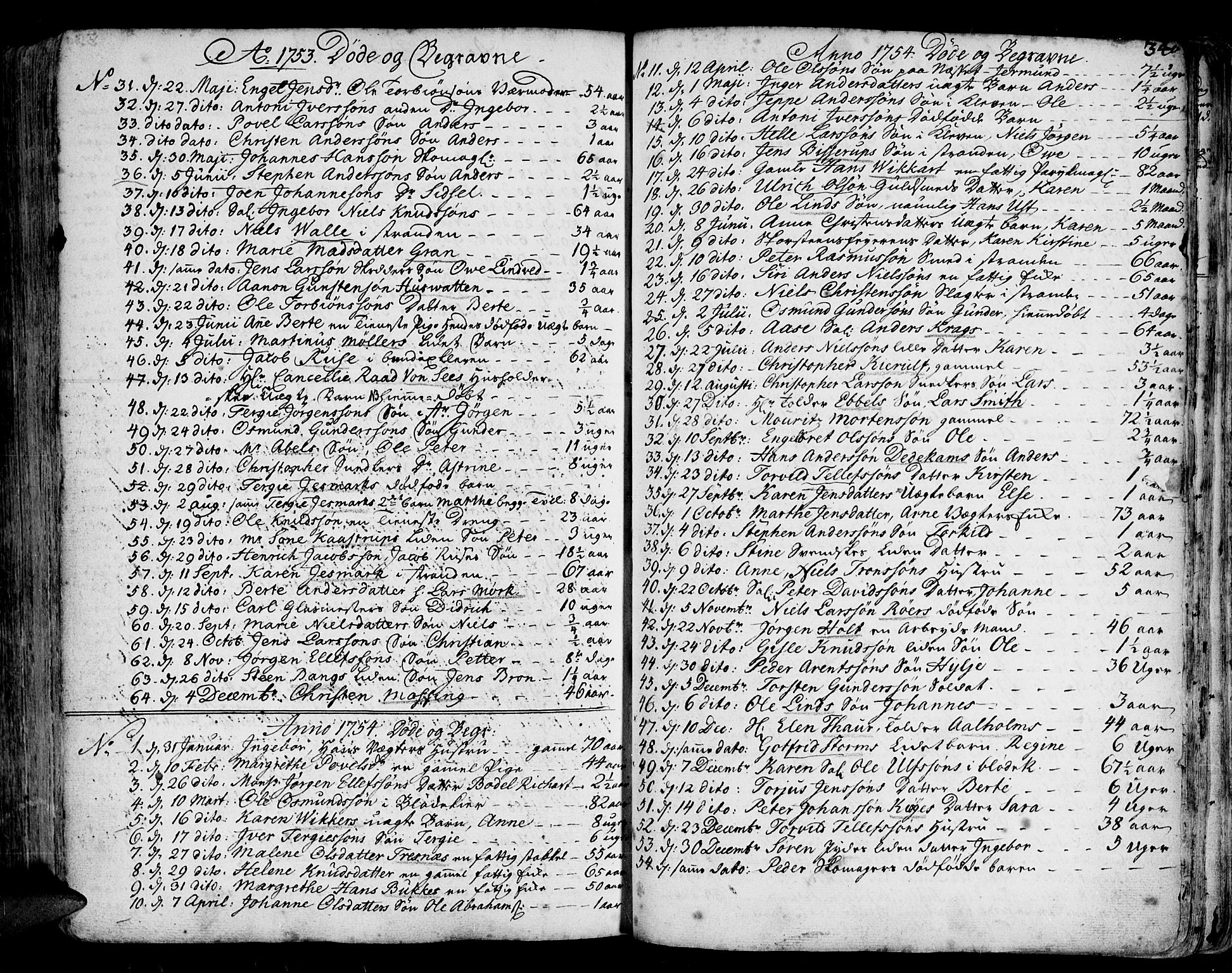 Arendal sokneprestkontor, Trefoldighet, SAK/1111-0040/F/Fa/L0001: Parish register (official) no. A 1, 1703-1815, p. 424