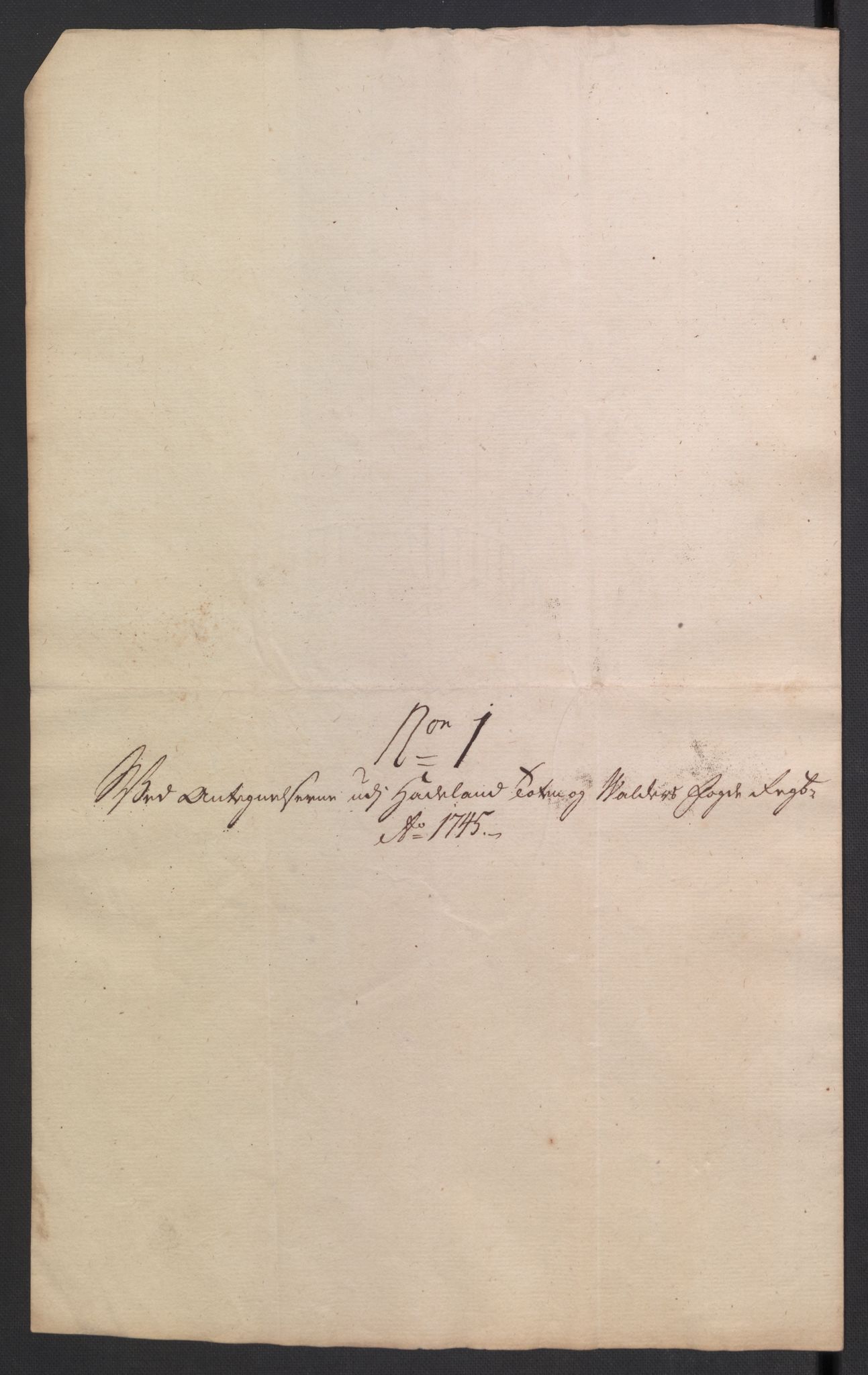 Rentekammeret inntil 1814, Reviderte regnskaper, Fogderegnskap, RA/EA-4092/R18/L1345: Fogderegnskap Hadeland, Toten og Valdres, 1745-1746, p. 328