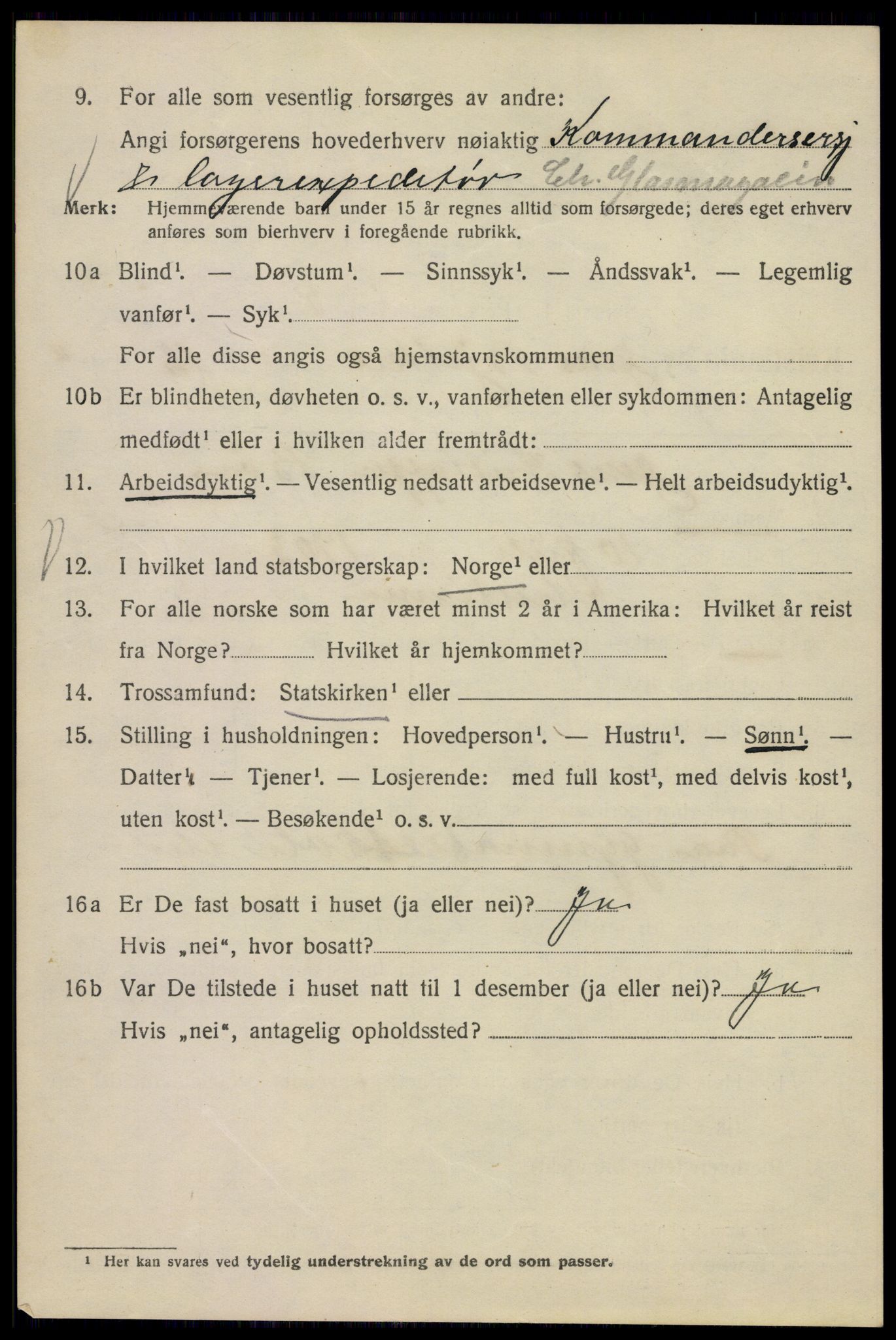 SAO, 1920 census for Kristiania, 1920, p. 317994