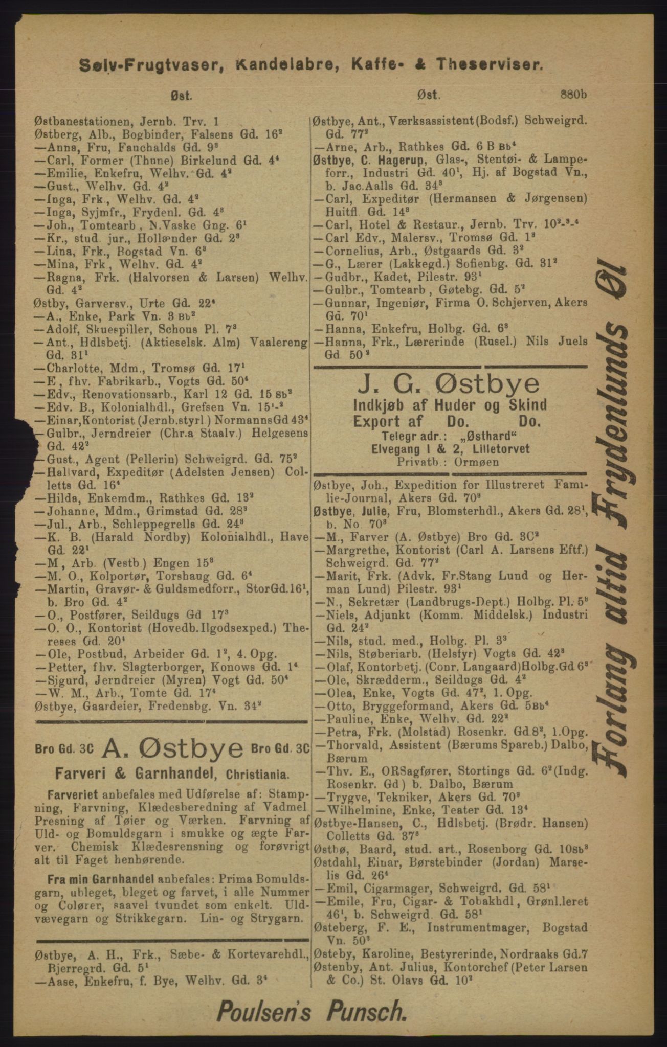 Kristiania/Oslo adressebok, PUBL/-, 1905, p. 880