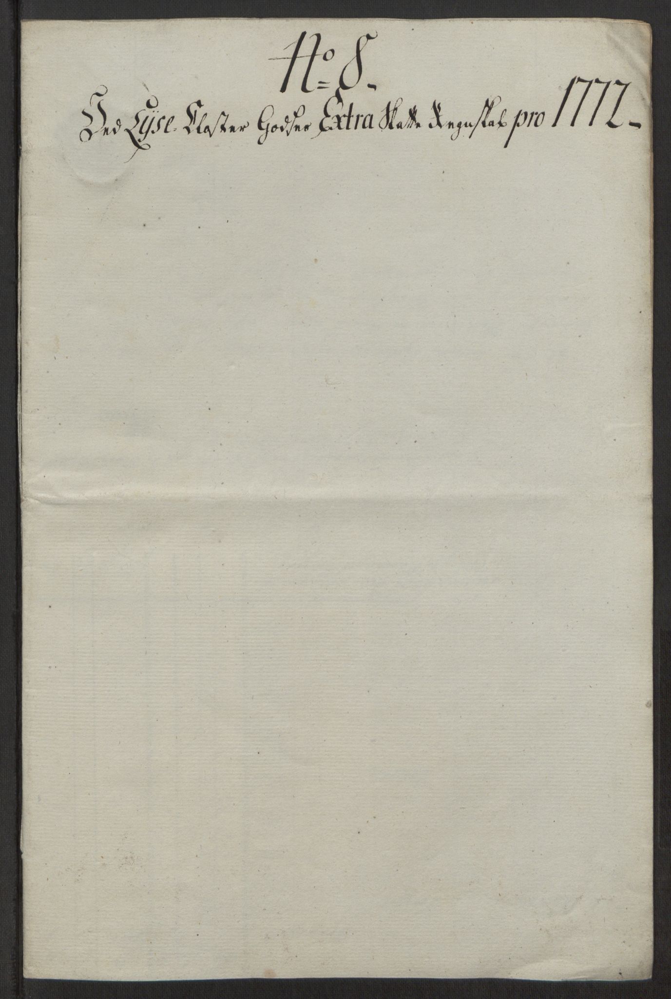 Rentekammeret inntil 1814, Reviderte regnskaper, Fogderegnskap, AV/RA-EA-4092/R50/L3180: Ekstraskatten Lyse kloster, 1762-1783, p. 321