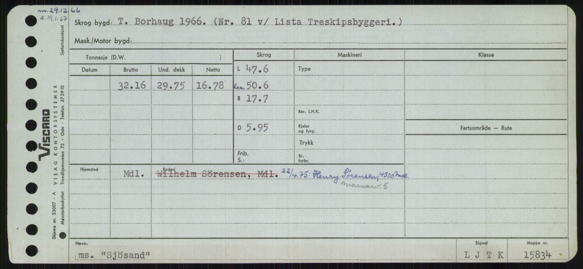 Sjøfartsdirektoratet med forløpere, Skipsmålingen, AV/RA-S-1627/H/Ha/L0005/0001: Fartøy, S-Sven / Fartøy, S-Skji, p. 575