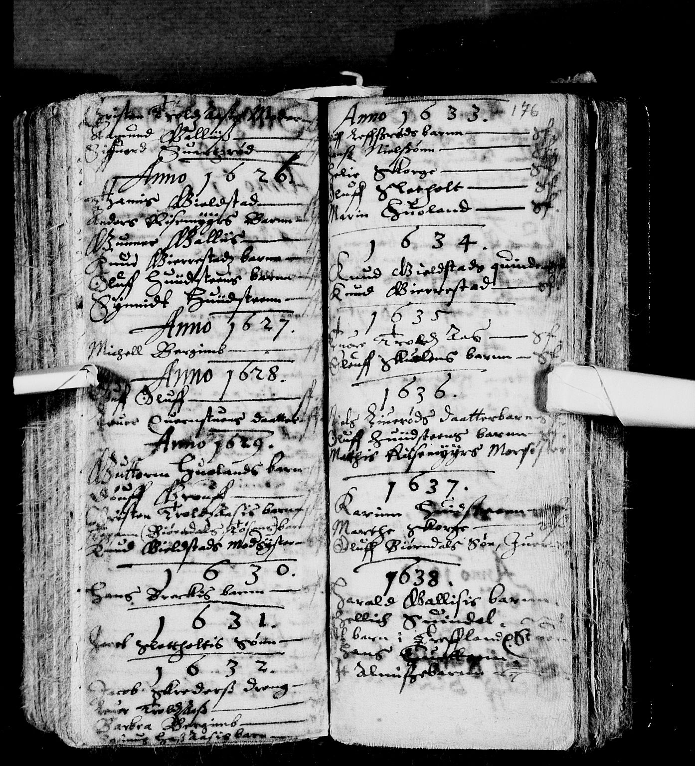 Andebu kirkebøker, SAKO/A-336/F/Fa/L0001: Parish register (official) no. 1 /2, 1623-1738, p. 176