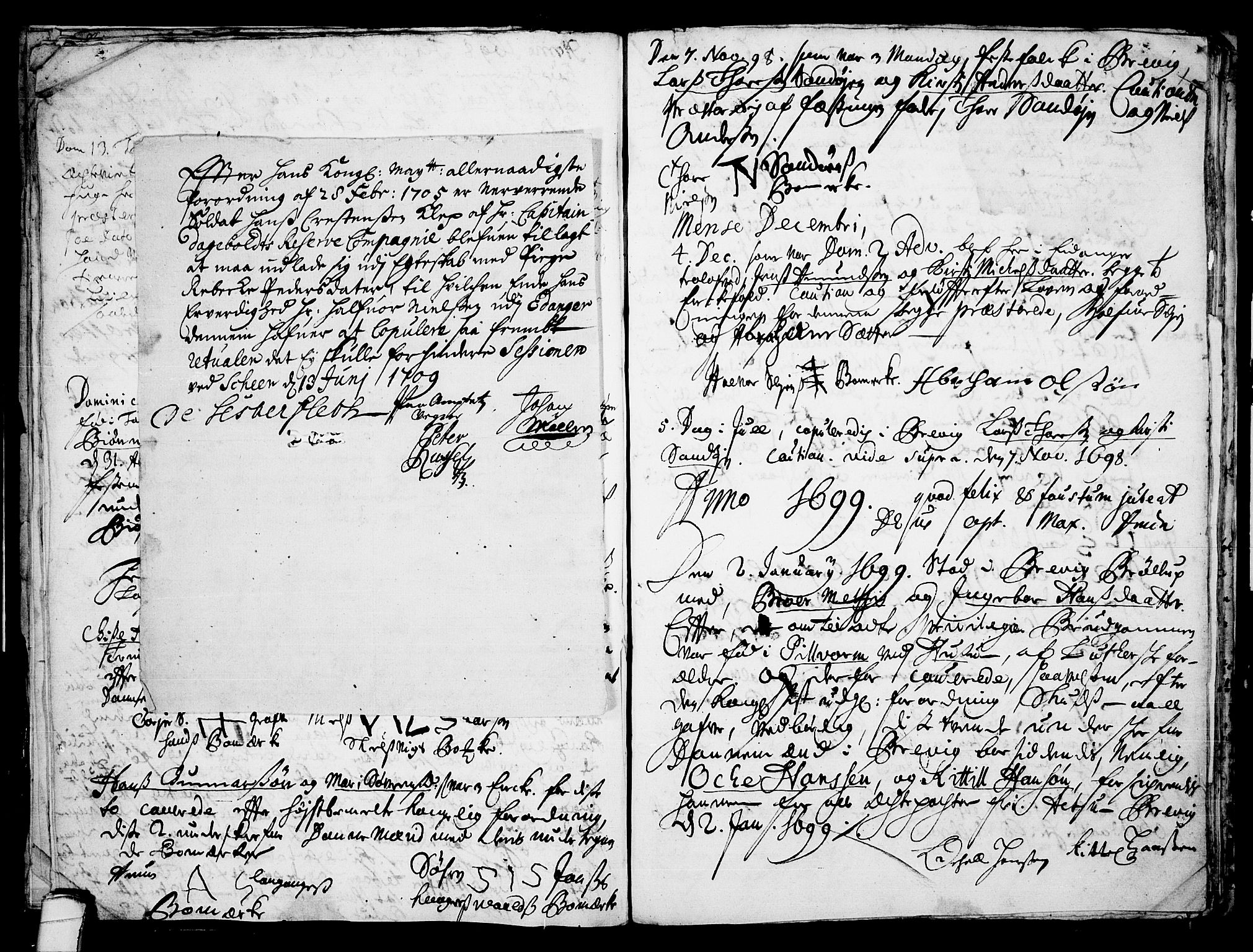 Eidanger kirkebøker, SAKO/A-261/F/Fa/L0001: Parish register (official) no. 1, 1695-1717, p. 14