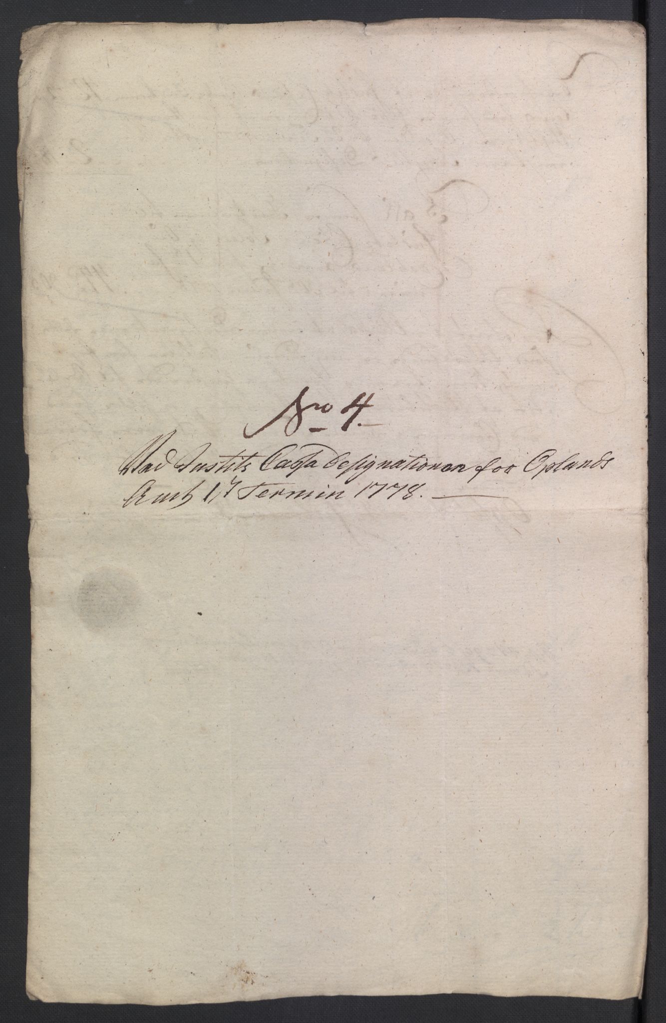 Rentekammeret inntil 1814, Reviderte regnskaper, Mindre regnskaper, AV/RA-EA-4068/Rb/L0014: Opplands amt, 1771-1779, p. 538