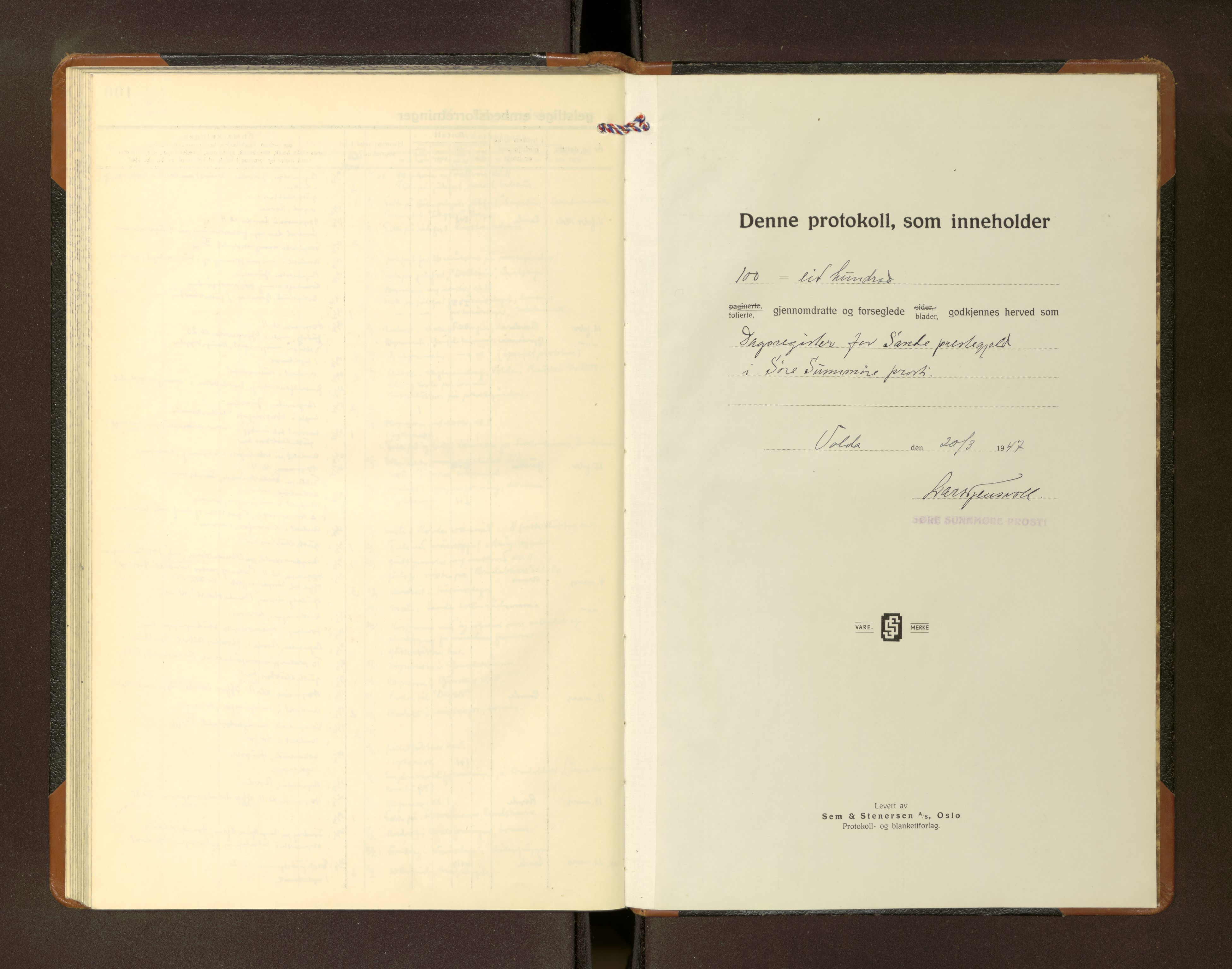 Ministerialprotokoller, klokkerbøker og fødselsregistre - Møre og Romsdal, AV/SAT-A-1454/503/L0041: Diary records no. 503---, 1947-1962