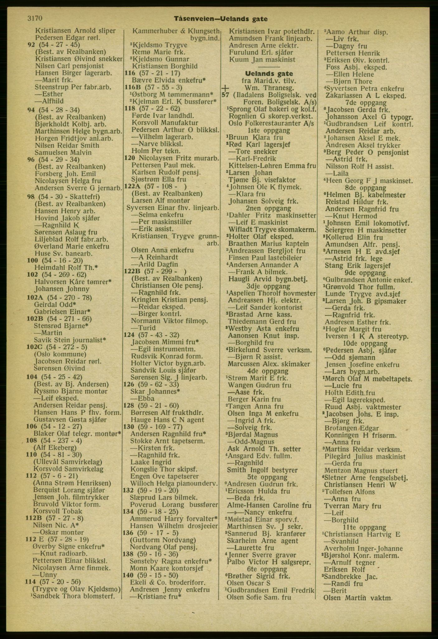 Kristiania/Oslo adressebok, PUBL/-, 1959-1960, p. 3170