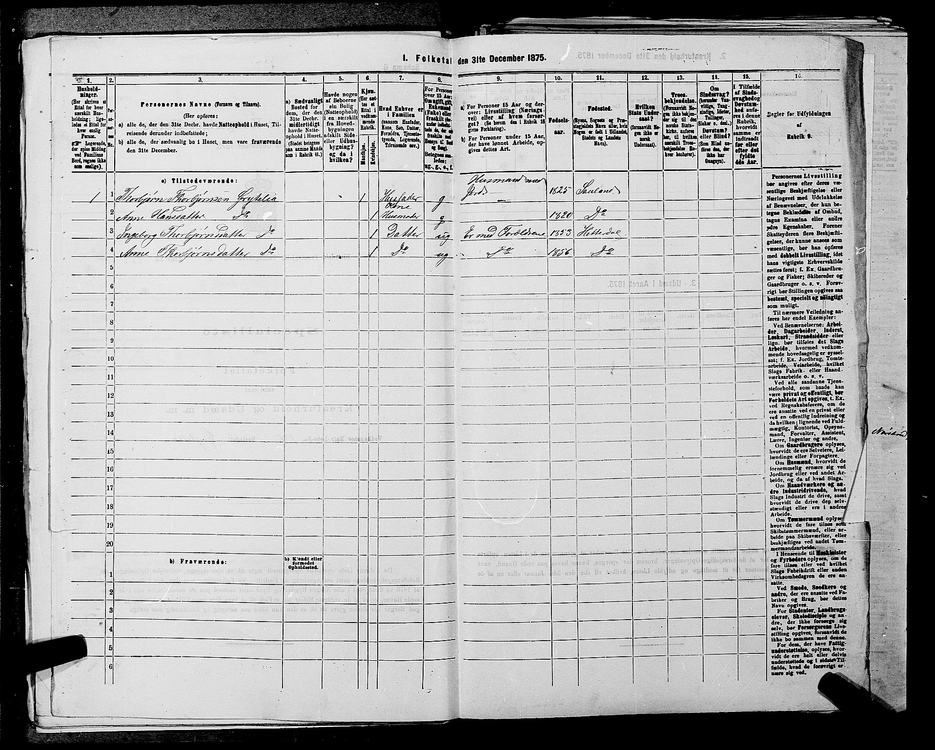 SAKO, 1875 census for 0823P Heddal, 1875, p. 212