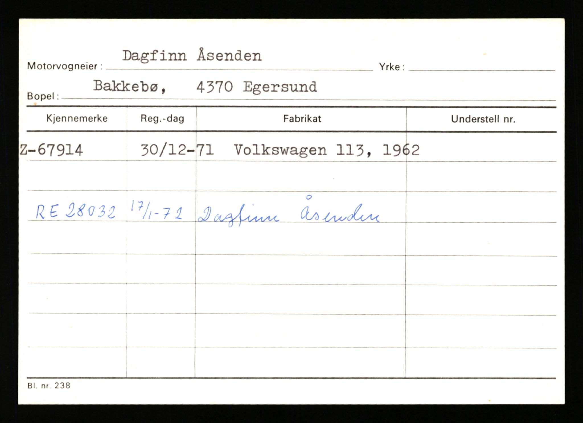 Stavanger trafikkstasjon, AV/SAST-A-101942/0/G/L0008: Registreringsnummer: 67519 - 84533, 1930-1971, p. 17