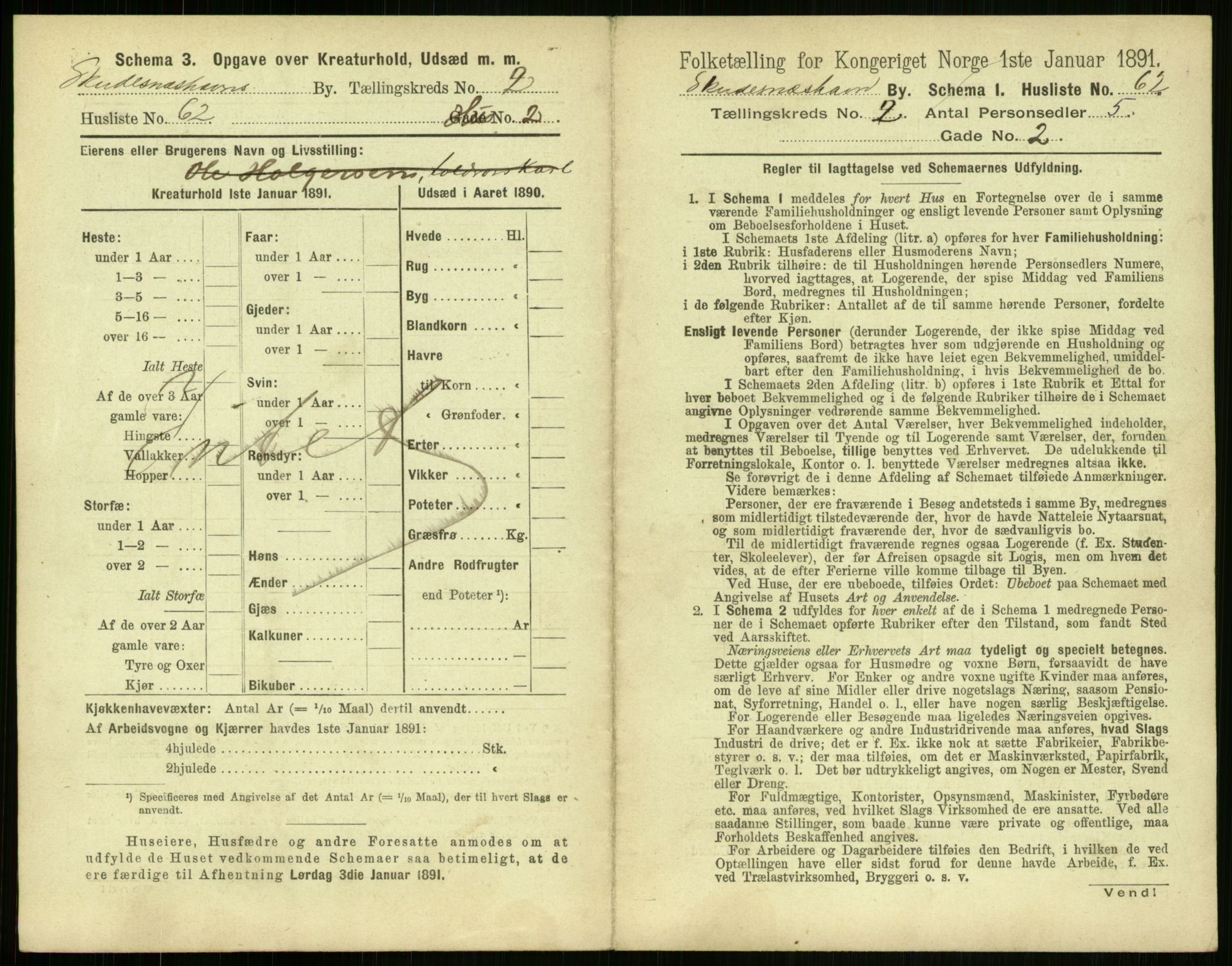 RA, 1891 census for 1104 Skudeneshavn, 1891, p. 182