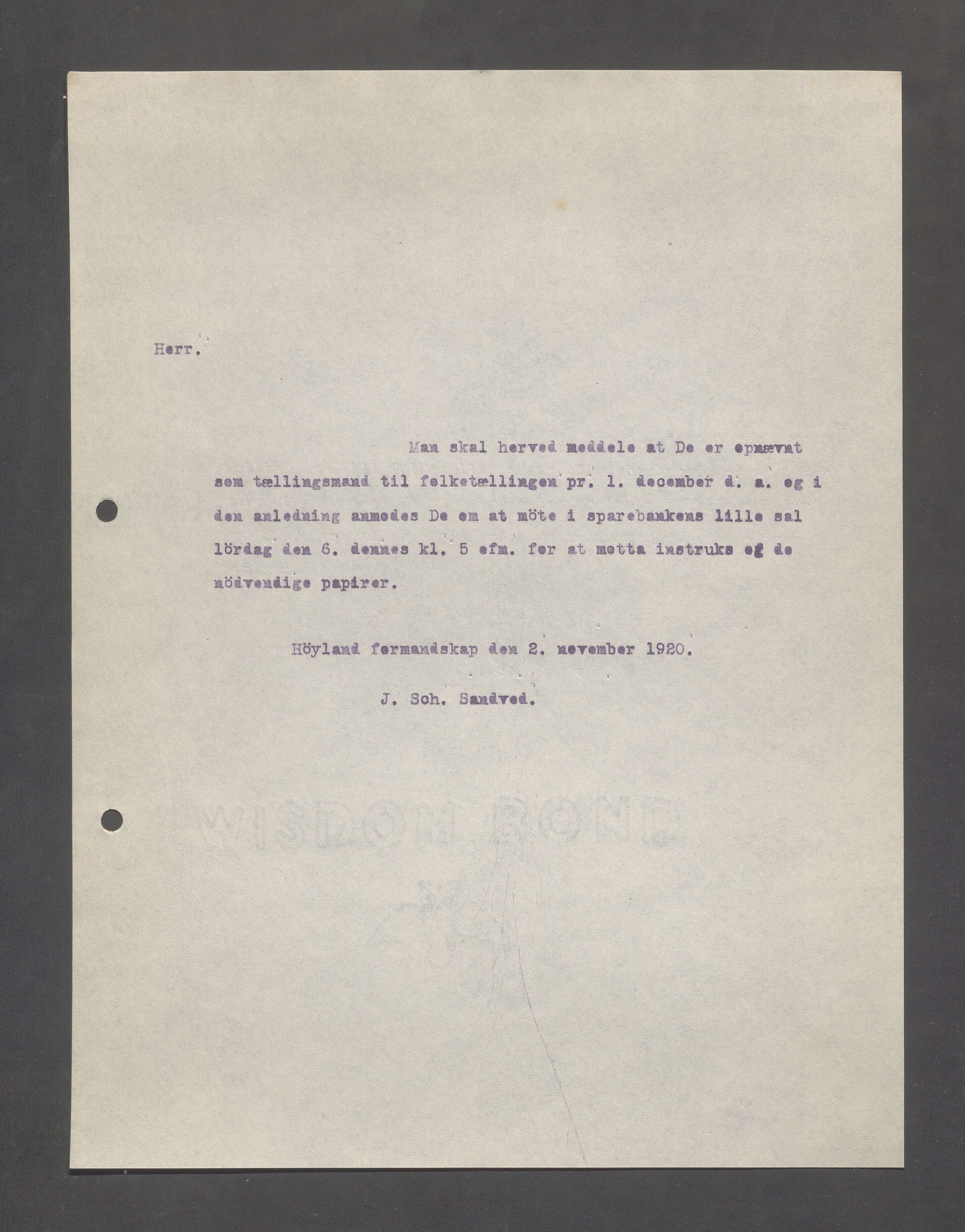 Høyland kommune - Formannskapet, IKAR/K-100046/B/L0005: Kopibok, 1918-1921, p. 1144