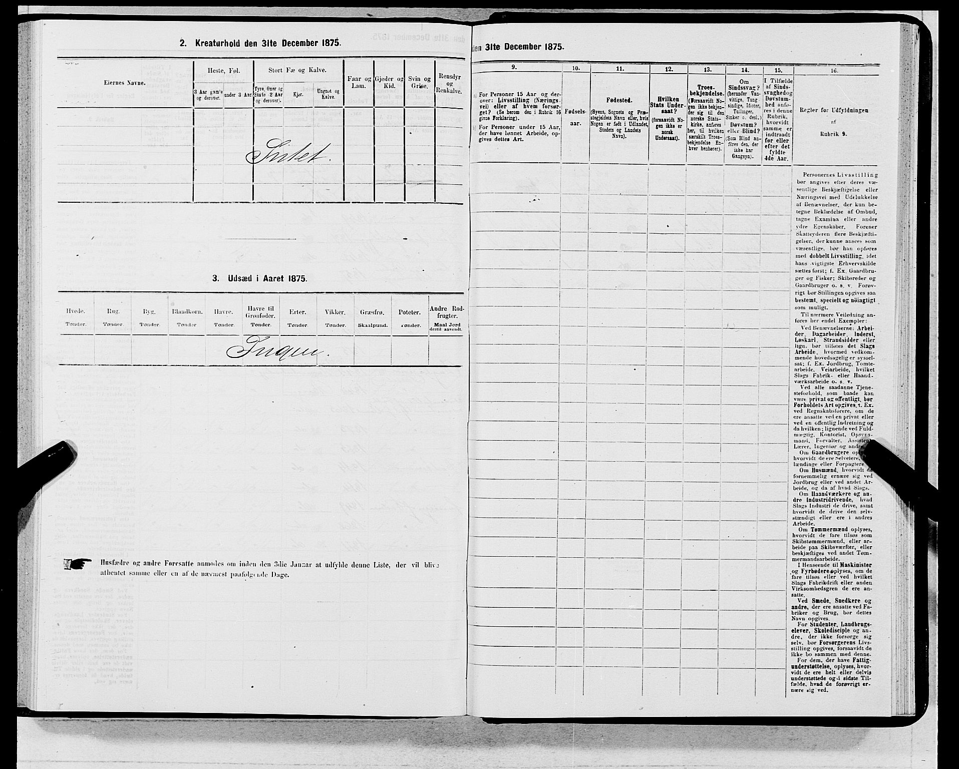 SAB, 1875 census for 1301 Bergen, 1875, p. 5855