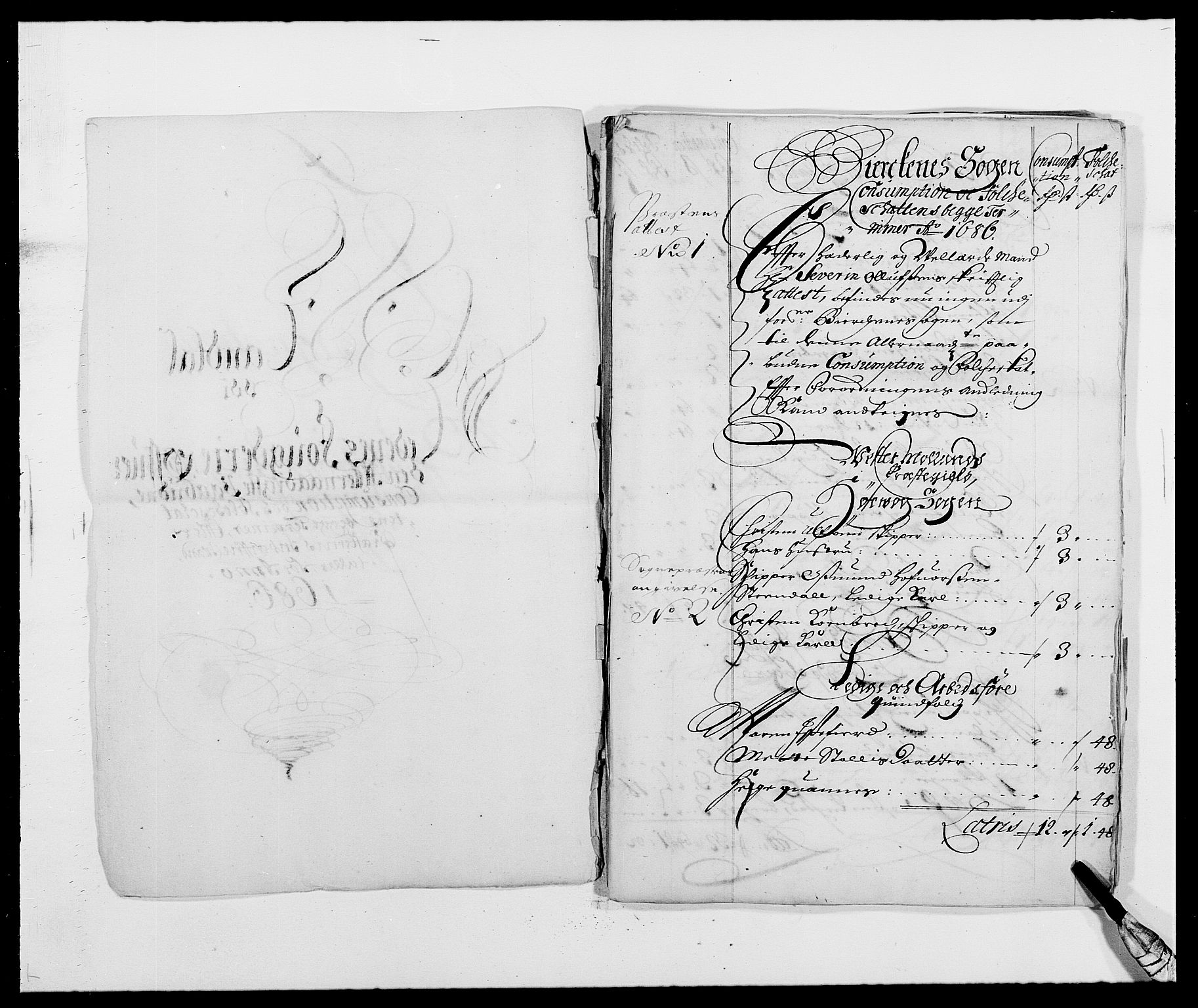 Rentekammeret inntil 1814, Reviderte regnskaper, Fogderegnskap, RA/EA-4092/R39/L2308: Fogderegnskap Nedenes, 1684-1689, p. 442