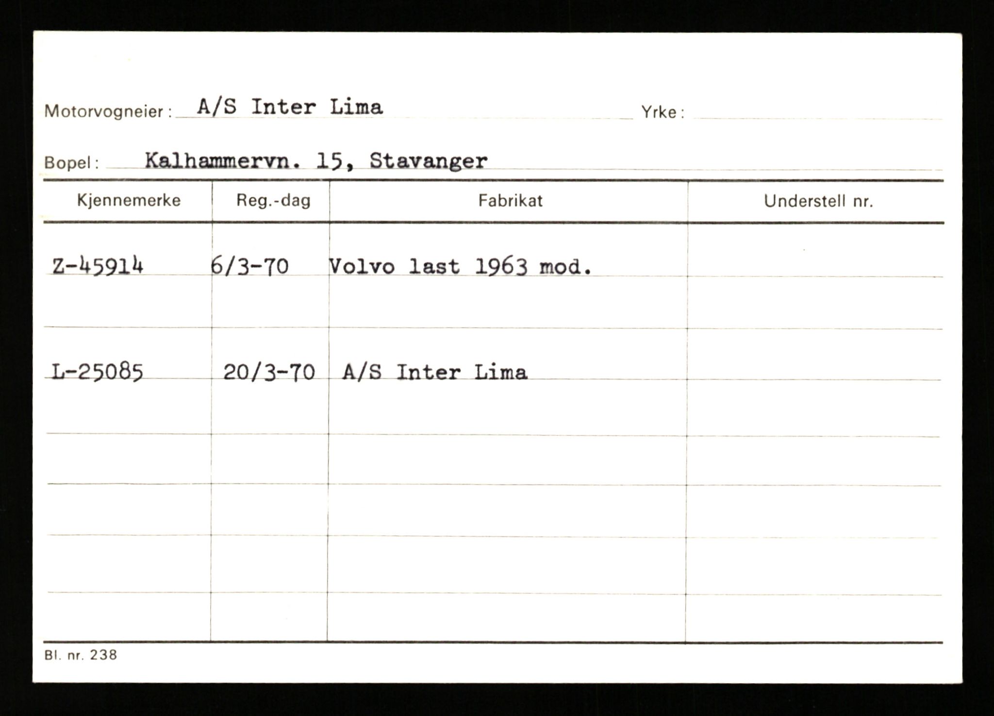 Stavanger trafikkstasjon, SAST/A-101942/0/G/L0006: Registreringsnummer: 34250 - 49007, 1930-1971, p. 2930