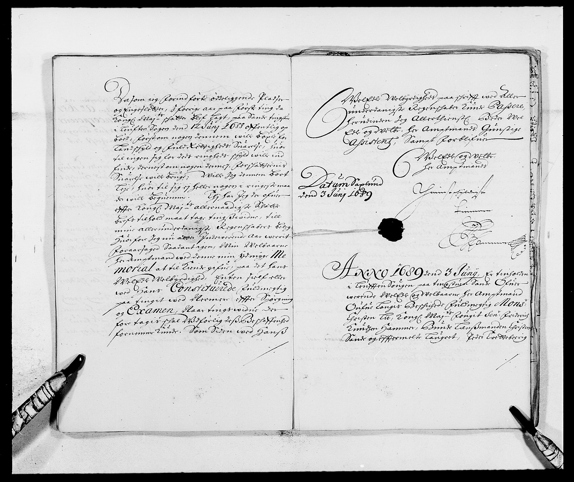 Rentekammeret inntil 1814, Reviderte regnskaper, Fogderegnskap, AV/RA-EA-4092/R16/L1031: Fogderegnskap Hedmark, 1689-1692, p. 209