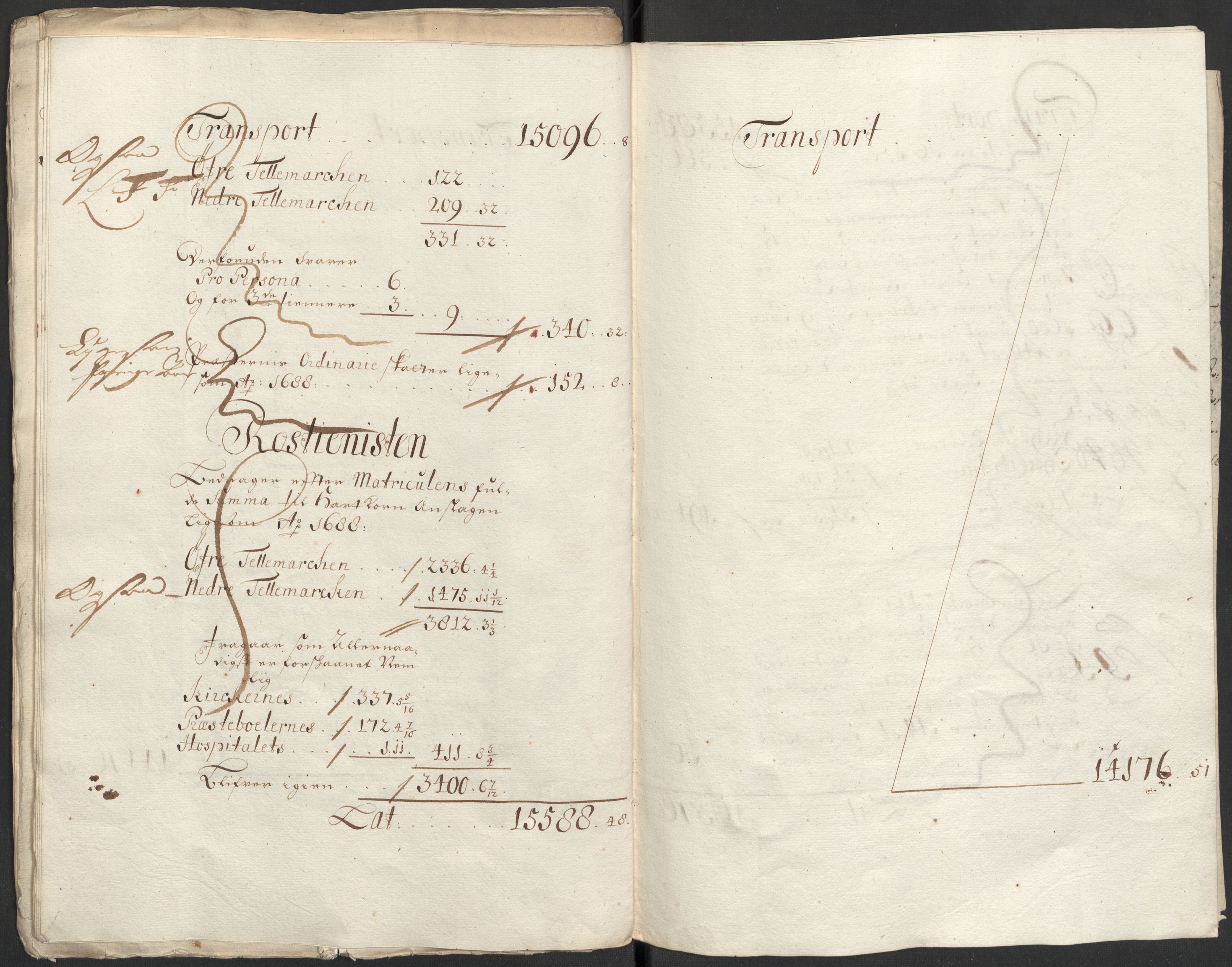 Rentekammeret inntil 1814, Reviderte regnskaper, Fogderegnskap, AV/RA-EA-4092/R35/L2086: Fogderegnskap Øvre og Nedre Telemark, 1687-1689, p. 24