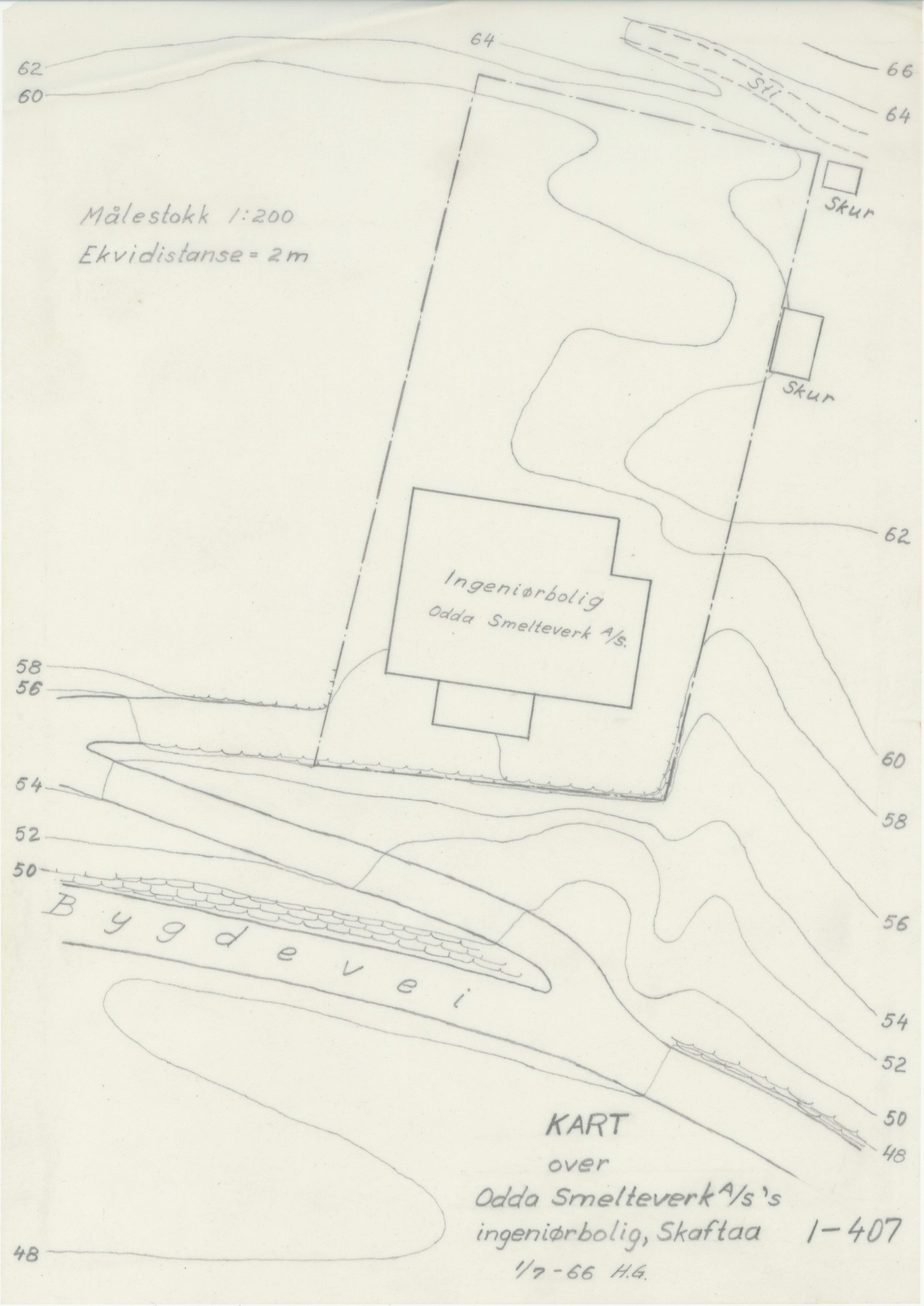 Odda smelteverk AS, KRAM/A-0157.1/T/Td/L0003/0001: Gruppe 1. Kalksteinsbrudd, 1941-1960, p. 43