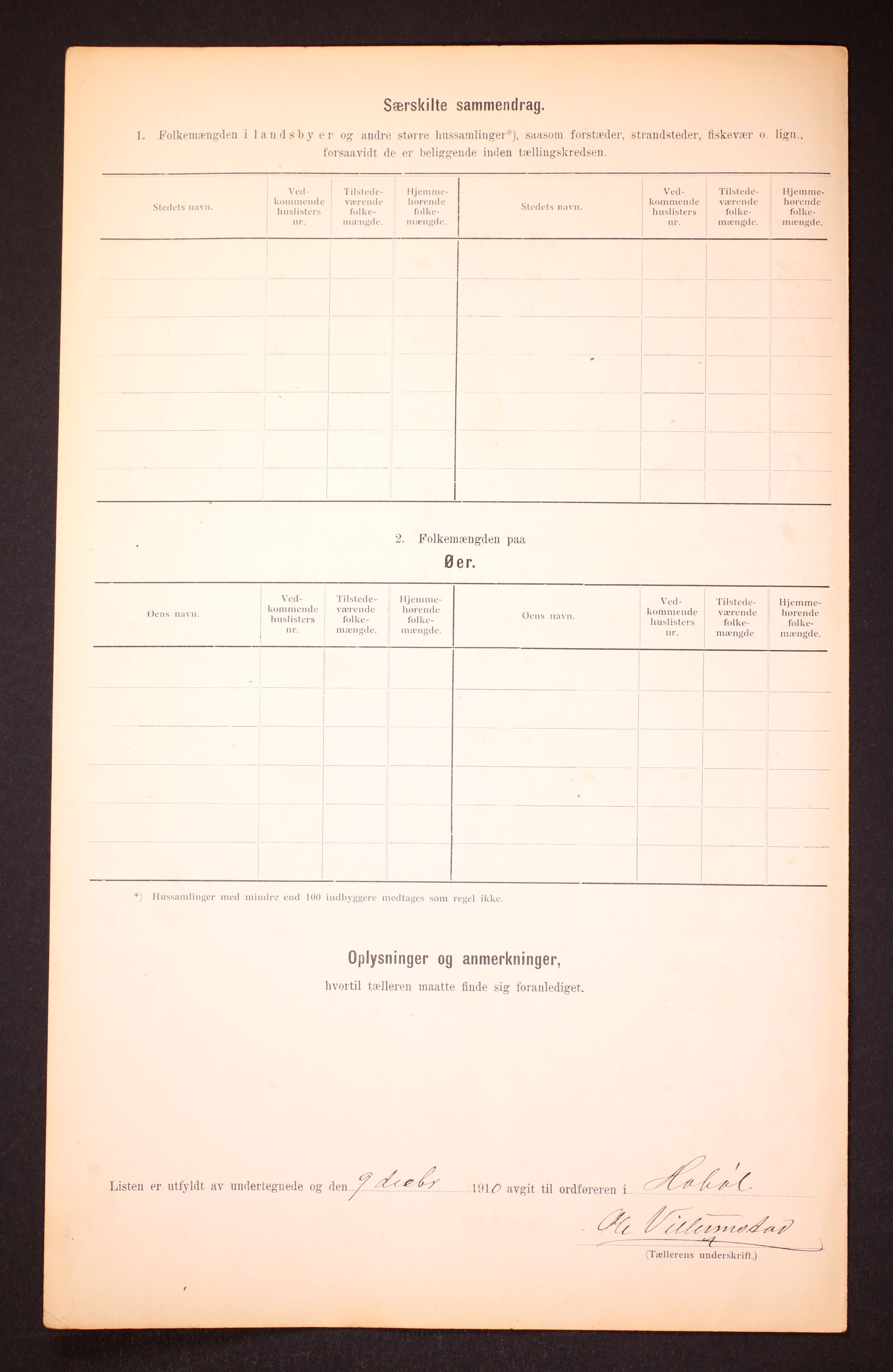 RA, 1910 census for Hobøl, 1910, p. 12