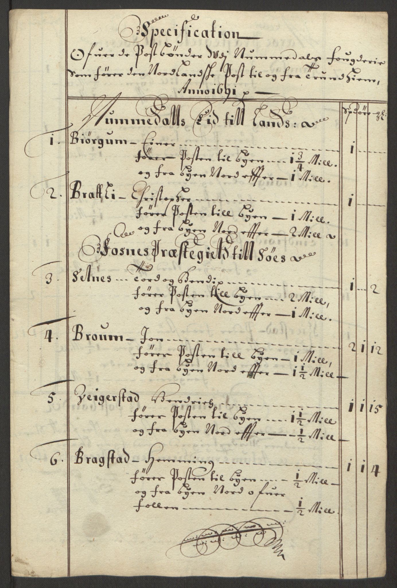 Rentekammeret inntil 1814, Reviderte regnskaper, Fogderegnskap, RA/EA-4092/R64/L4423: Fogderegnskap Namdal, 1690-1691, p. 352