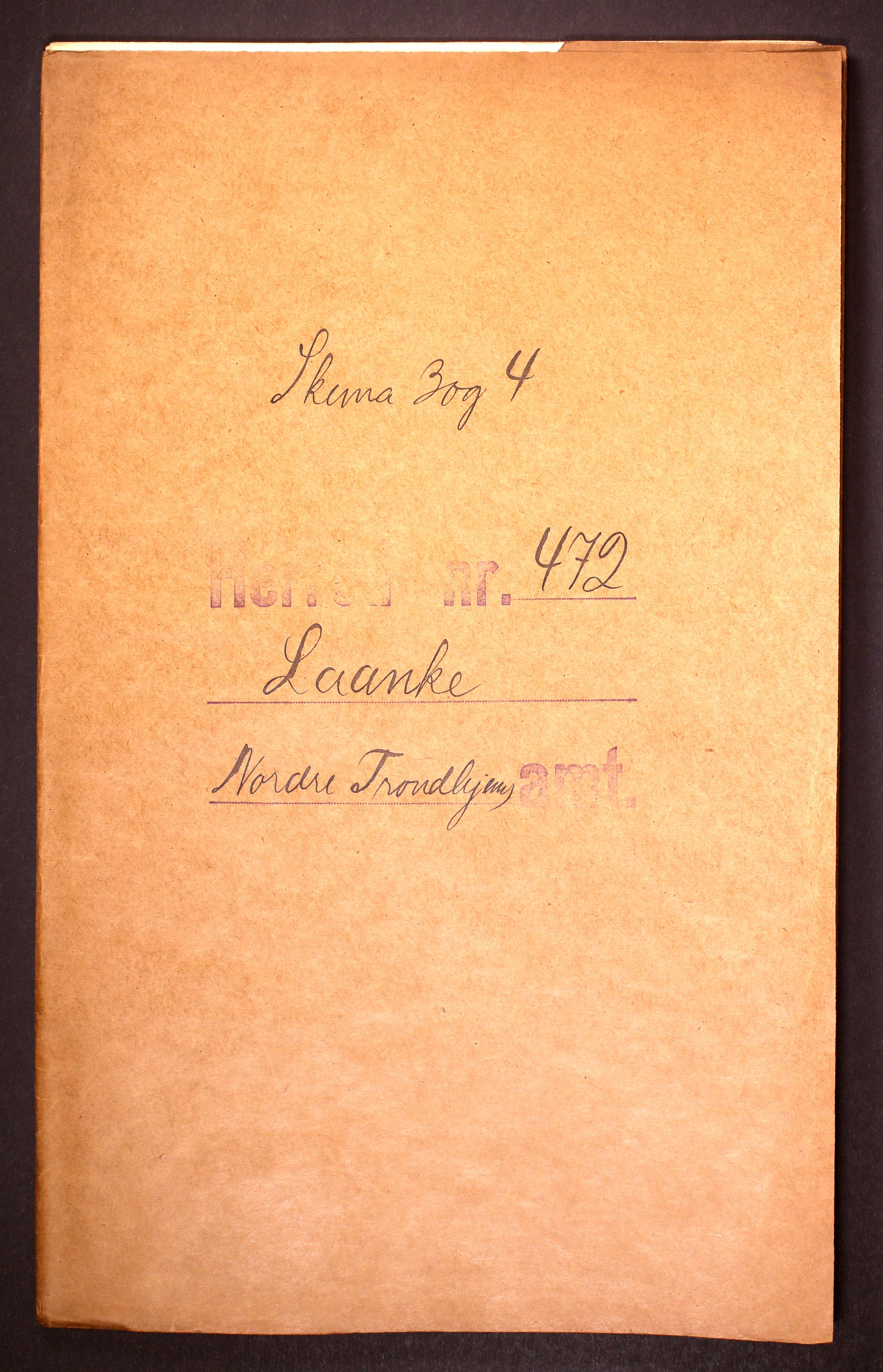 RA, 1910 census for Lånke, 1910, p. 1