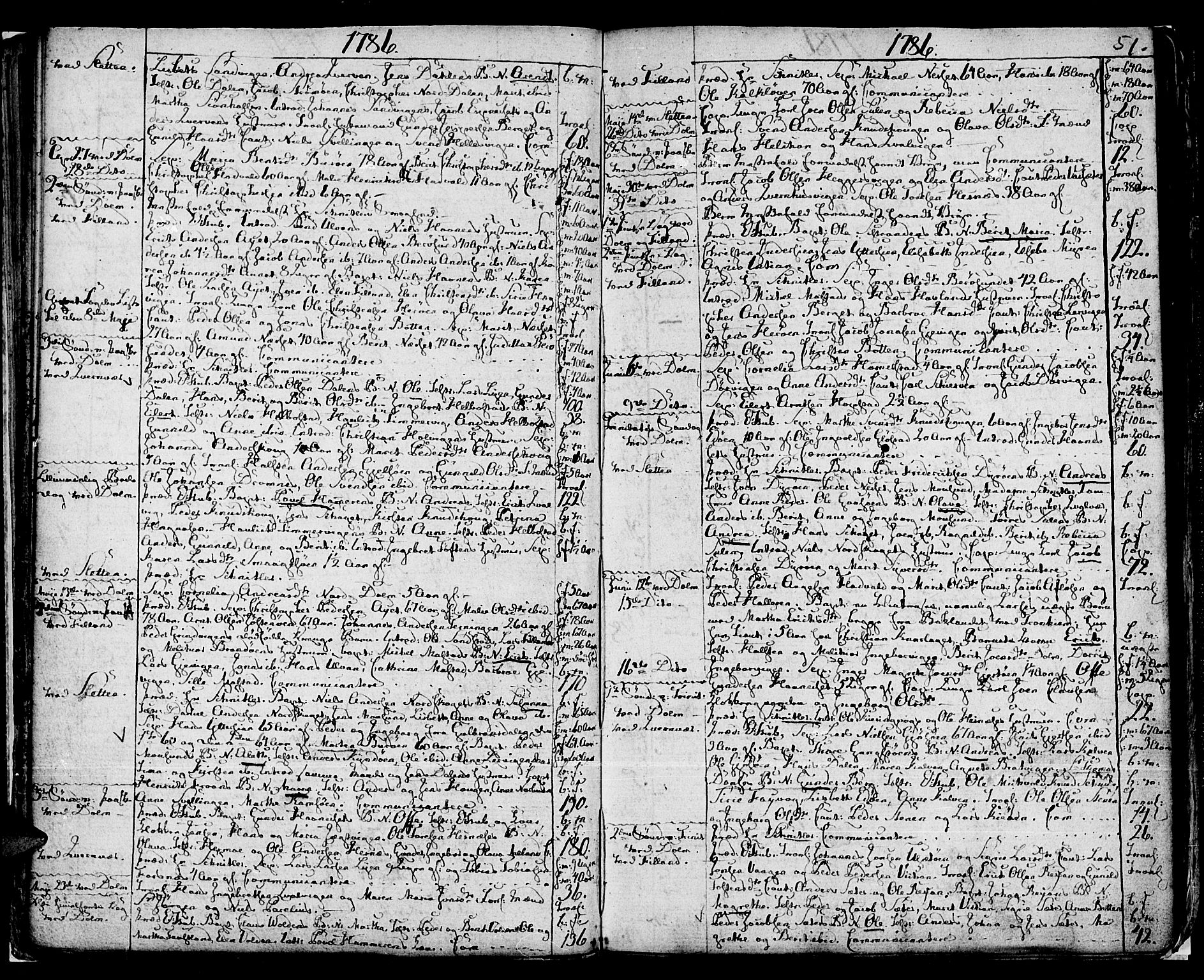 Ministerialprotokoller, klokkerbøker og fødselsregistre - Sør-Trøndelag, SAT/A-1456/634/L0526: Parish register (official) no. 634A02, 1775-1818, p. 51