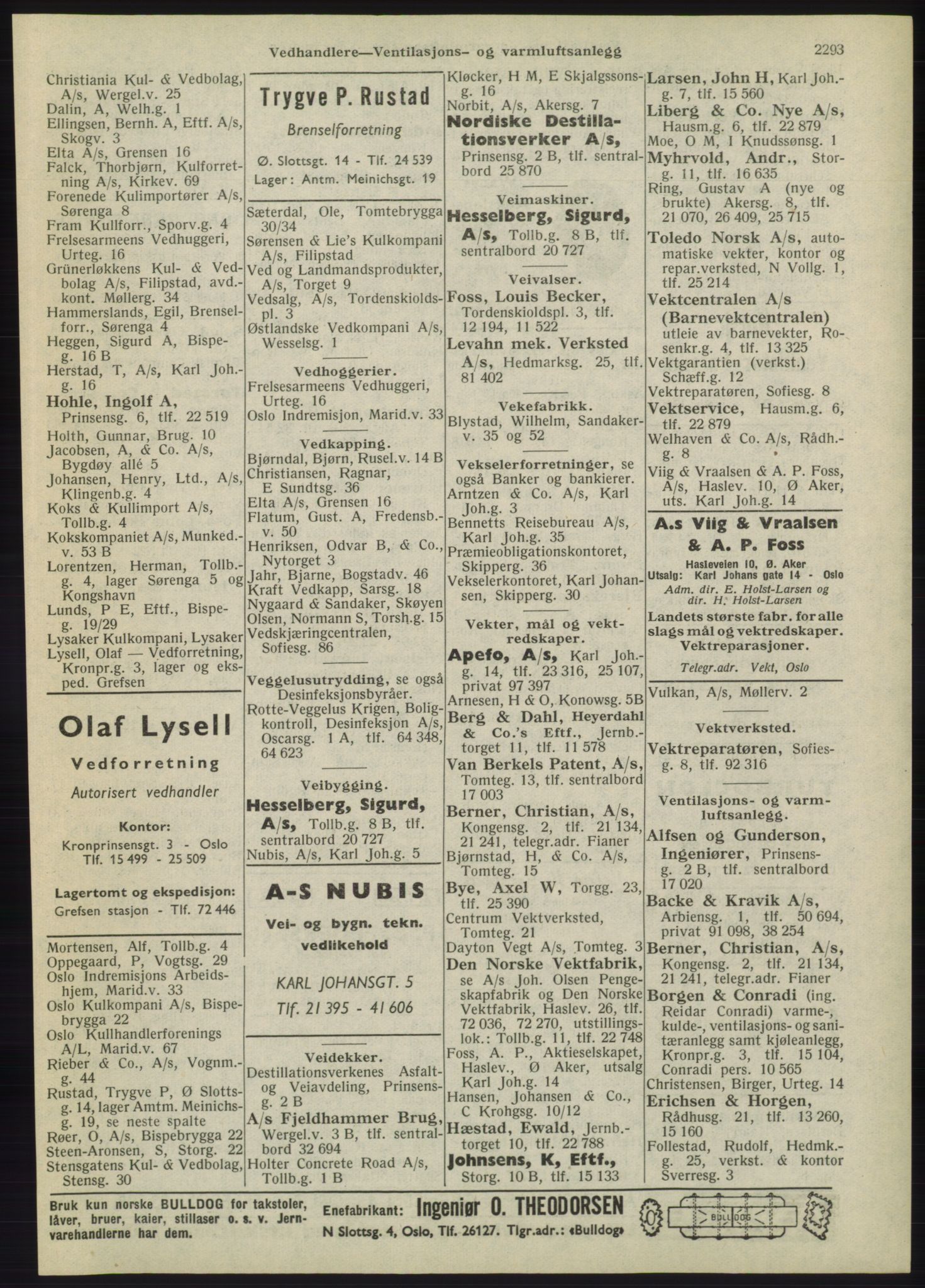 Kristiania/Oslo adressebok, PUBL/-, 1945, p. 2209