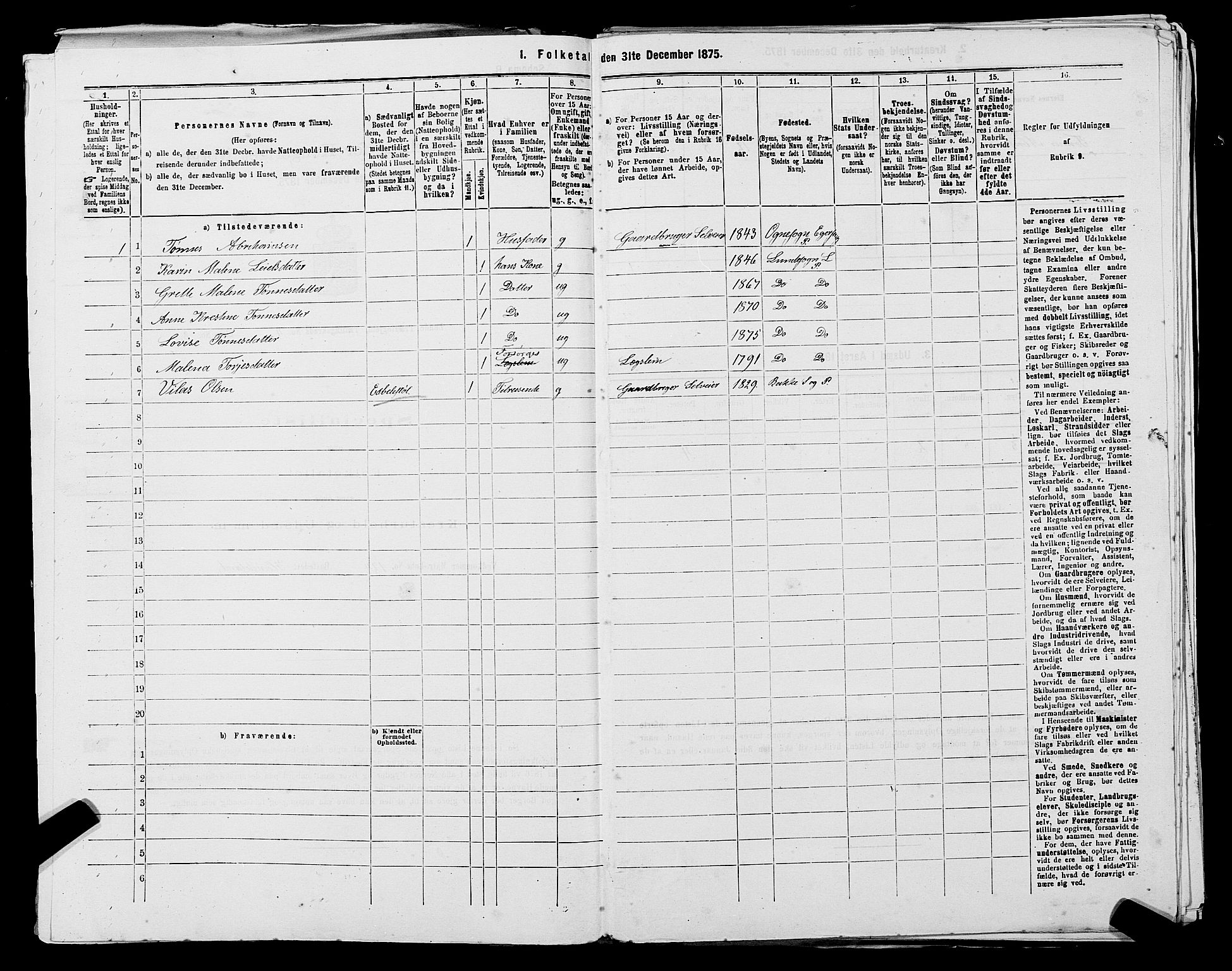 SAST, 1875 census for 1112P Lund, 1875, p. 335