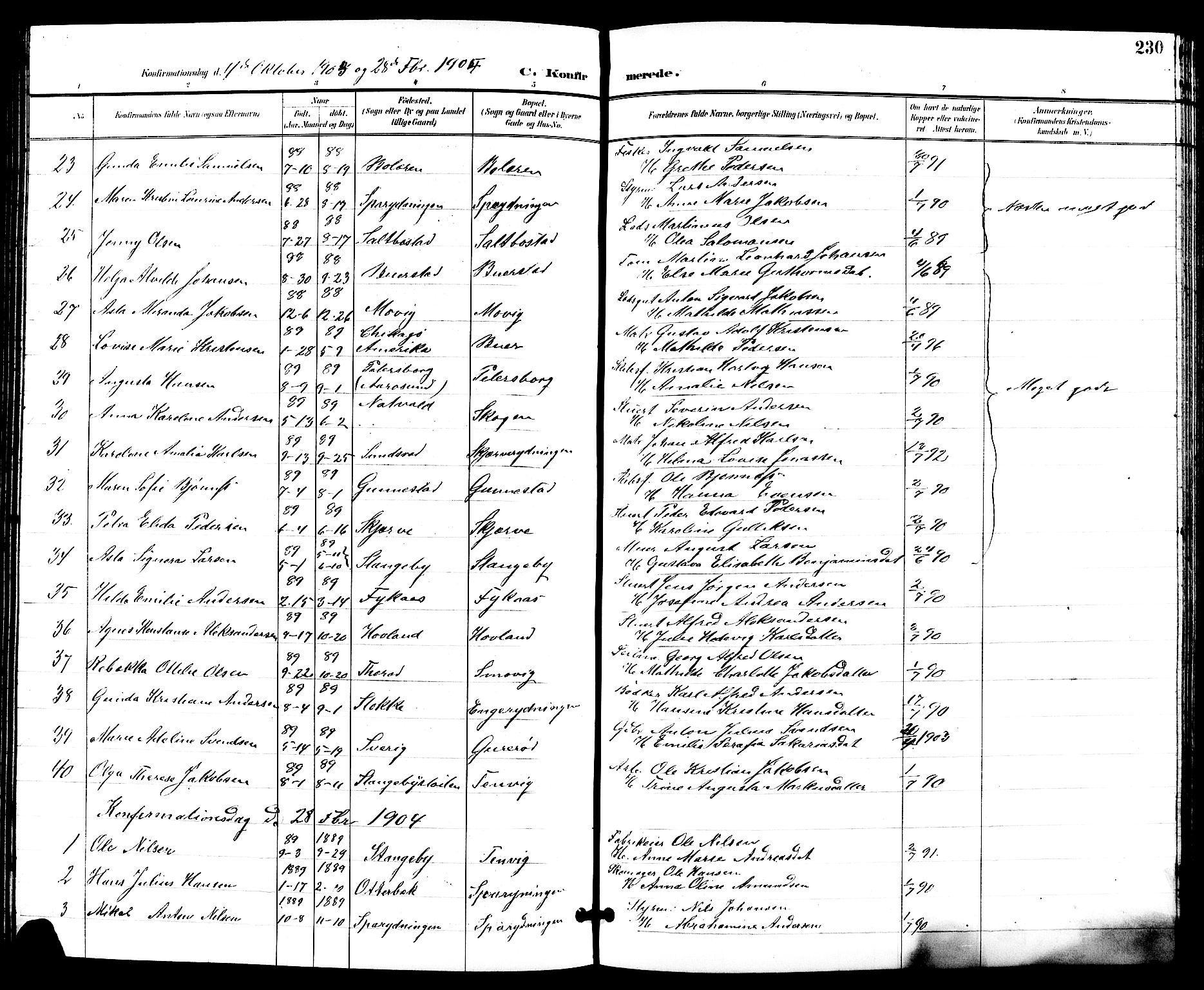 Nøtterøy kirkebøker, AV/SAKO-A-354/G/Ga/L0004: Parish register (copy) no. I 4, 1894-1909, p. 230