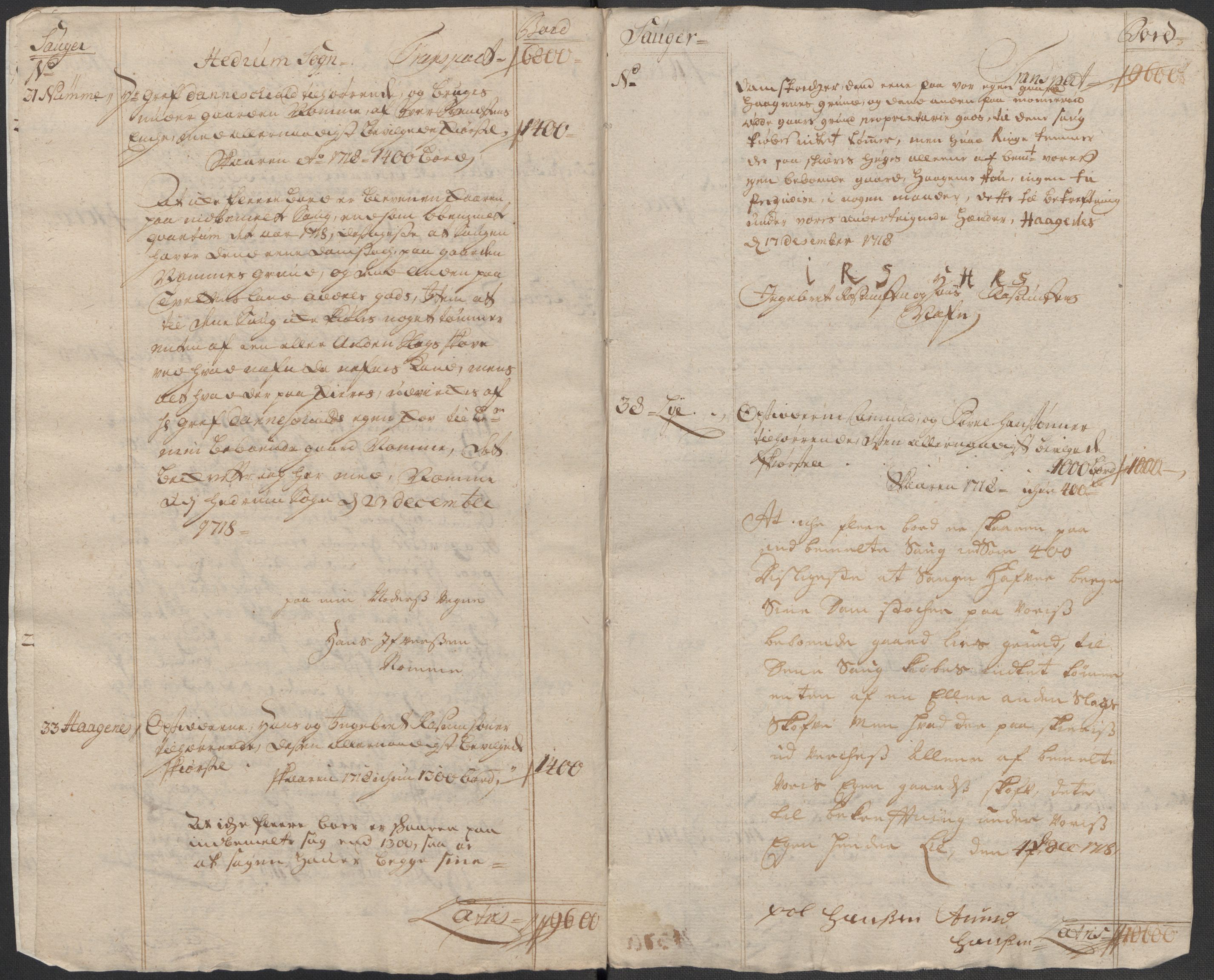 Rentekammeret inntil 1814, Reviderte regnskaper, Fogderegnskap, AV/RA-EA-4092/R33/L1988: Fogderegnskap Larvik grevskap, 1718, p. 158