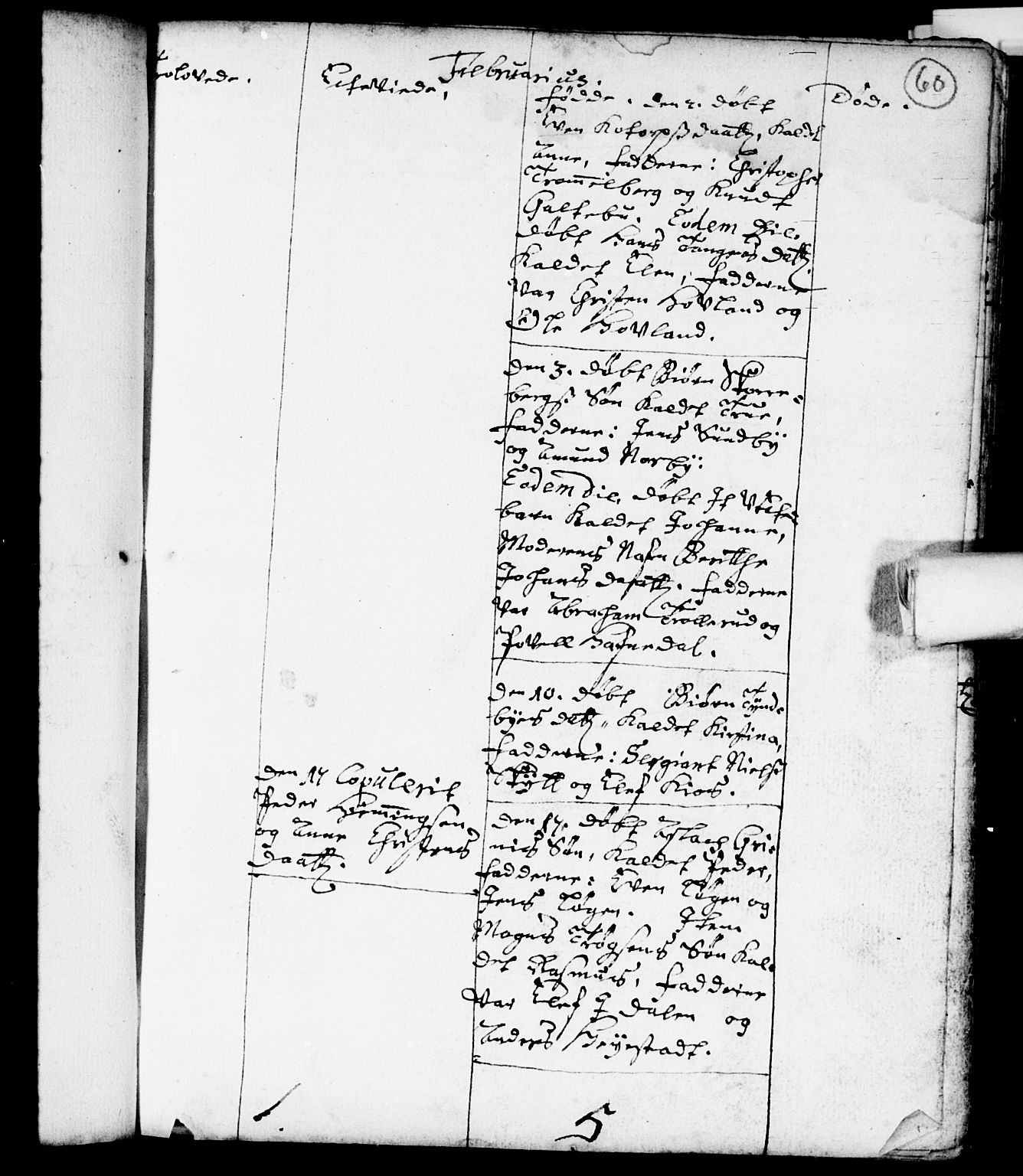 Spydeberg prestekontor Kirkebøker, AV/SAO-A-10924/F/Fa/L0001: Parish register (official) no. I 1, 1696-1738, p. 60