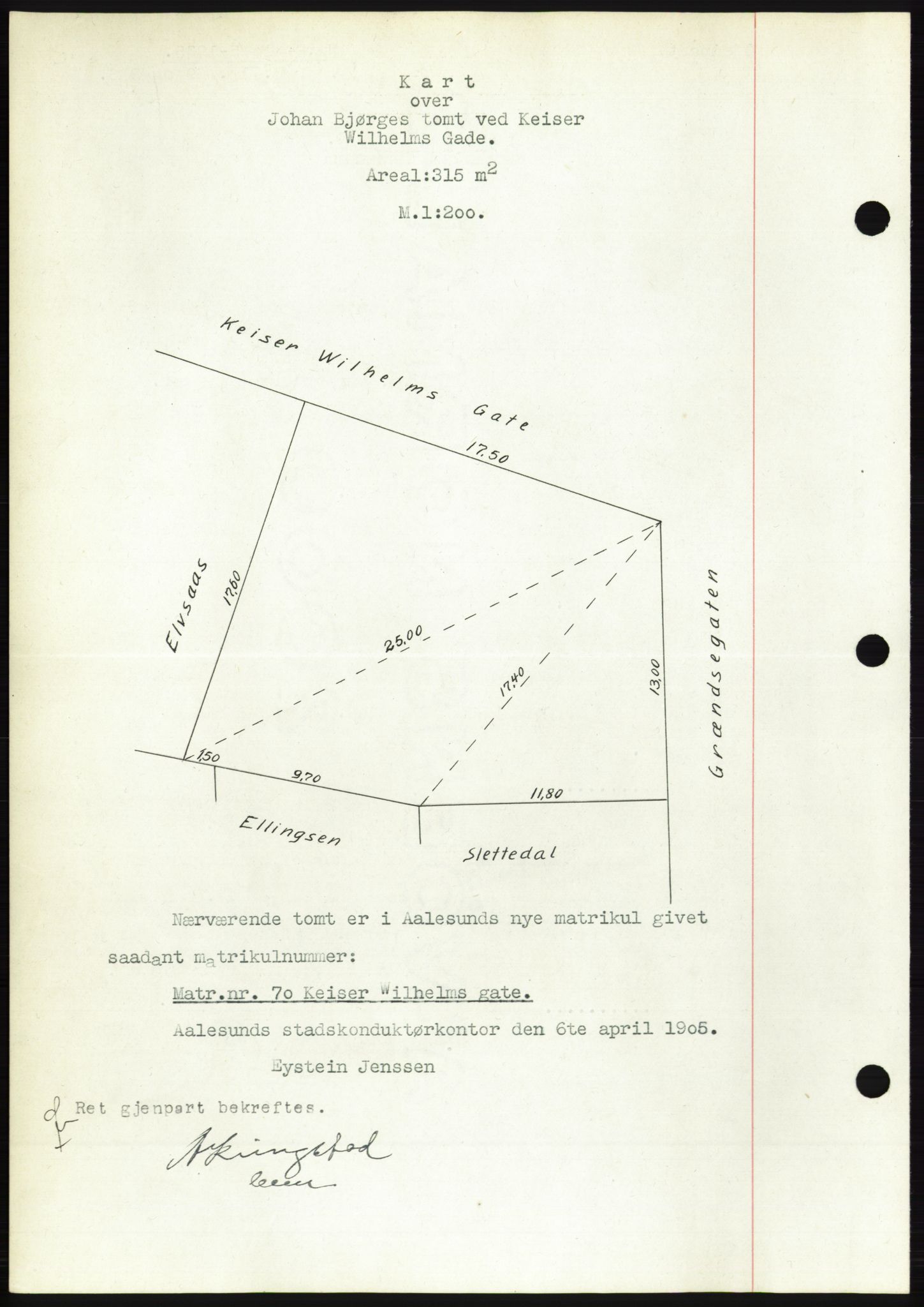 Ålesund byfogd, AV/SAT-A-4384: Mortgage book no. 32, 1934-1935, Deed date: 10.05.1935