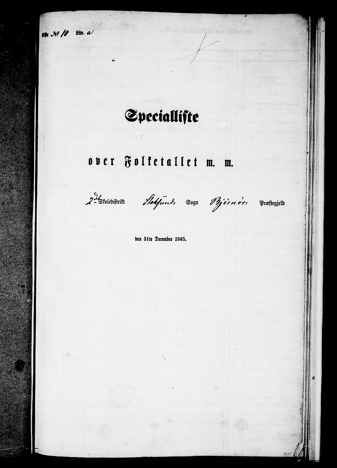 RA, 1865 census for Bjørnør, 1865, p. 136