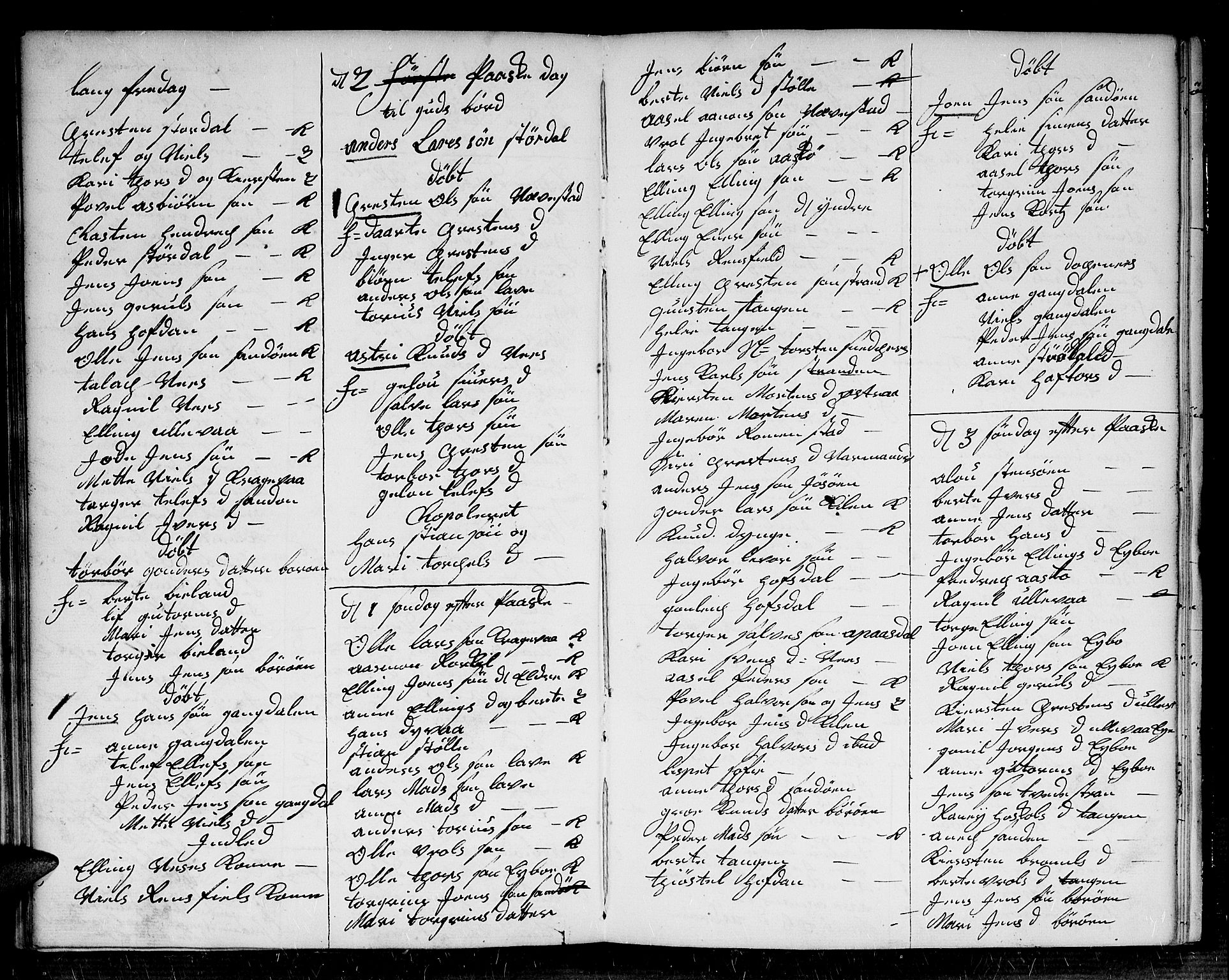 Dypvåg sokneprestkontor, AV/SAK-1111-0007/F/Fb/Fba/L0006: Parish register (copy) no. B 6, 1746-1762, p. 52