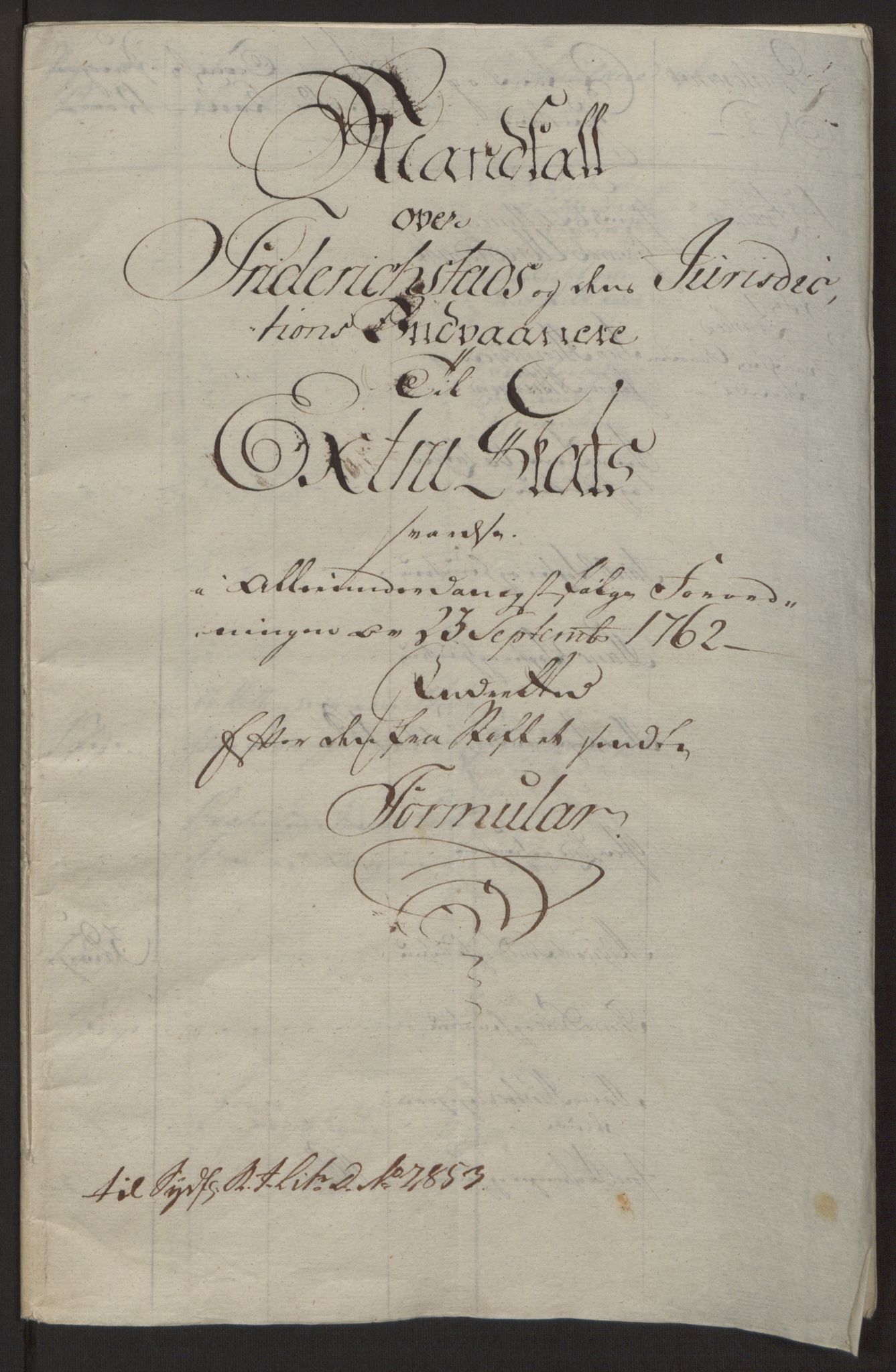 Rentekammeret inntil 1814, Reviderte regnskaper, Byregnskaper, RA/EA-4066/R/Rb/L0029/0001: [B3] Kontribusjonsregnskap / Ekstraskatt, 1762-1772, p. 15